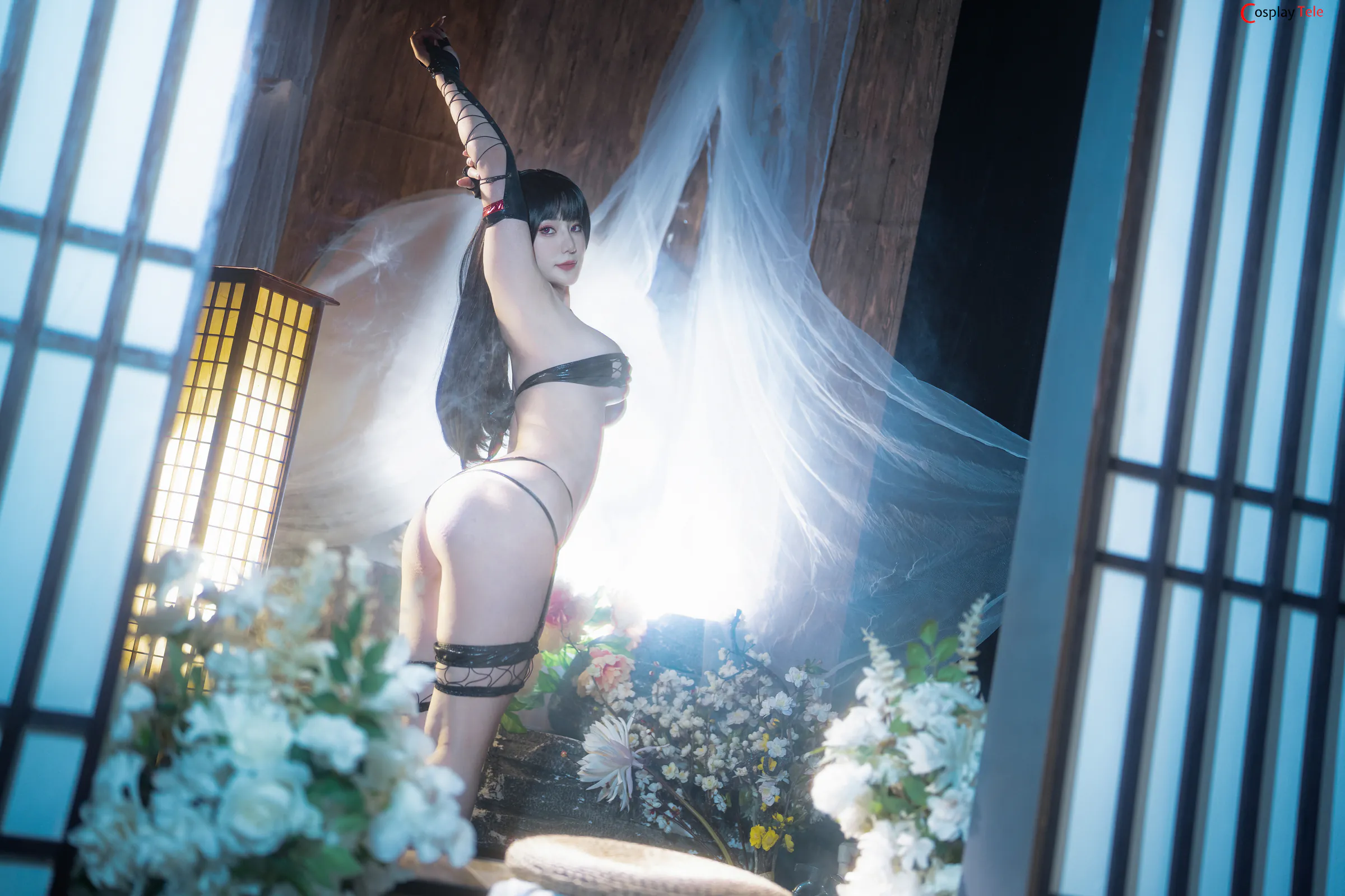 星澜是澜澜叫澜妹呀 (Xinglan is Lanlan called Lanmei) cosplay Nyotengu Hot Spring – Dead or Alive “44 photos” 第16张图