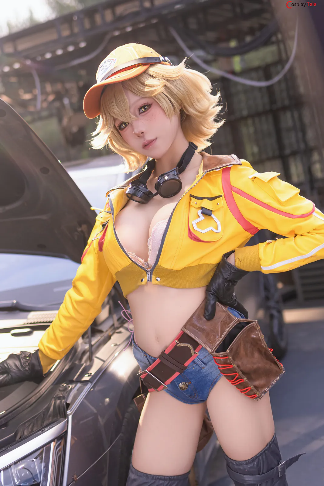 咬一口兔娘ovo (Yaokoututu) cosplay Cindy Aurum – Final Fantasy “95 photos and 1 video” 第1张图
