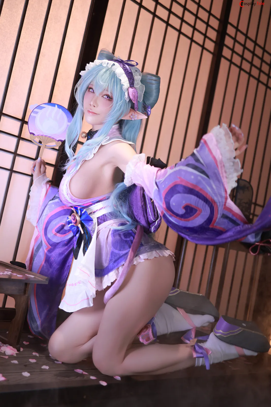 水淼Aqua cosplay Yumemizuki Mizuki – Genshin Impact “69 photos” 第1张图