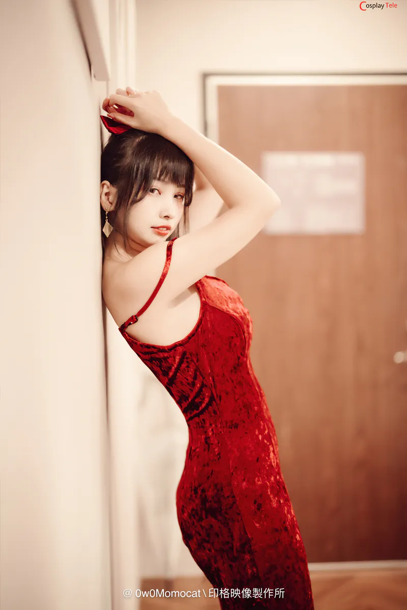 慕慕Momo – Red Dress “61 photos and 1 video” 第14张图