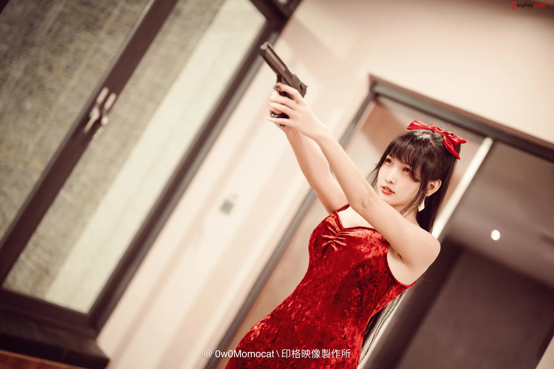 慕慕Momo – Red Dress “61 photos and 1 video” 第3张图