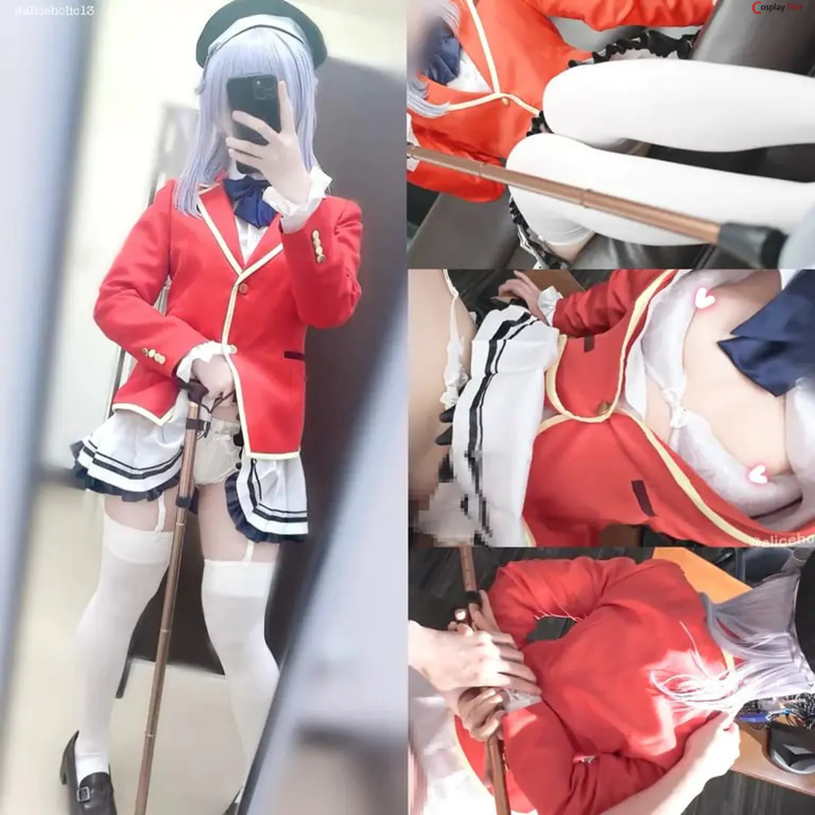 Unknown Cosplayer cosplay Arisu Sakayanagi – Classroom Of The Elite “23 photos and 1 video” 第1张图