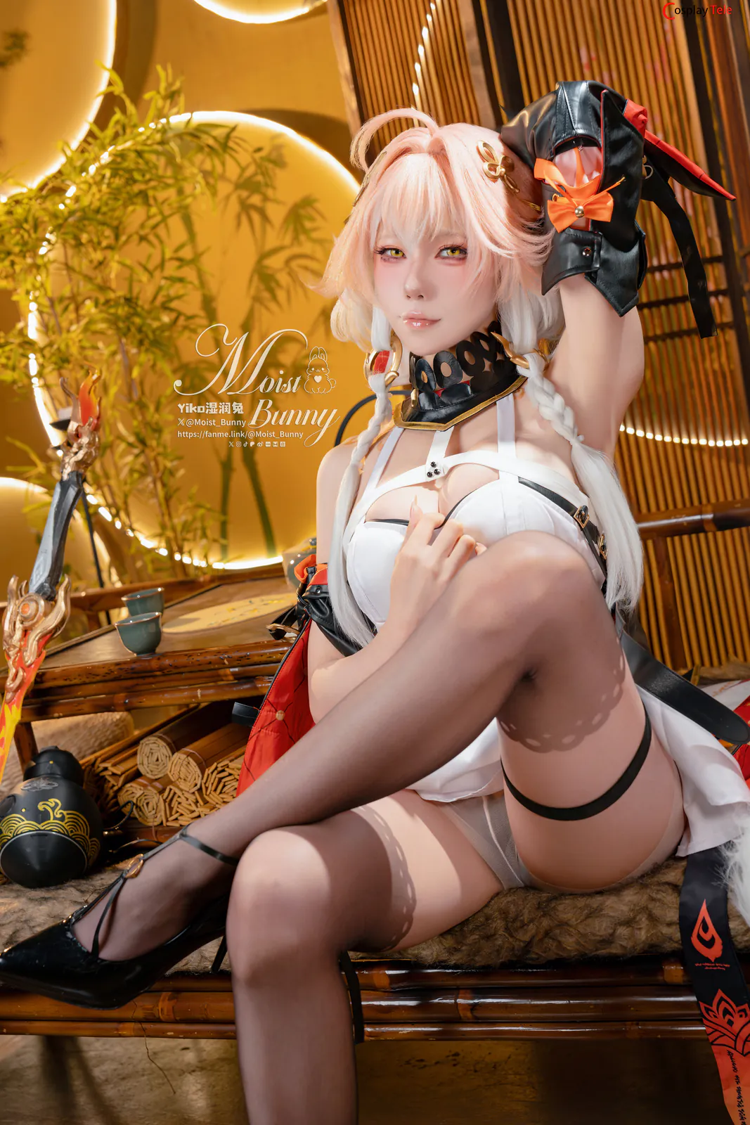 咬一口兔娘ovo (Yaokoututu) cosplay Changli – Wuthering Waves “112 photos and 5 videos” 第17张图