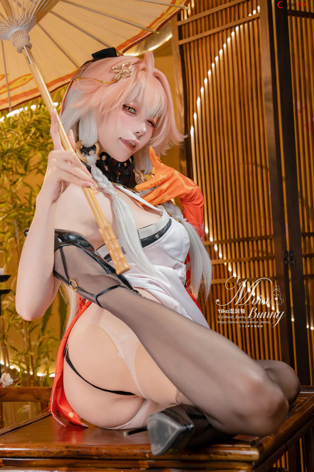 咬一口兔娘ovo (Yaokoututu) cosplay Changli – Wuthering Waves “112 photos and 5 videos” 第37张图