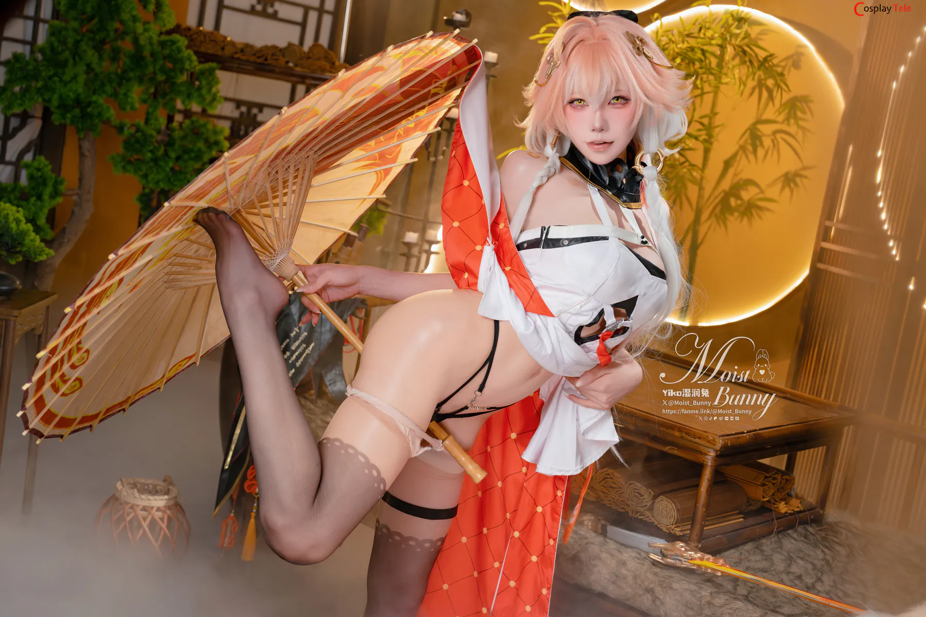 咬一口兔娘ovo (Yaokoututu) cosplay Changli – Wuthering Waves “112 photos and 5 videos” 第42张图