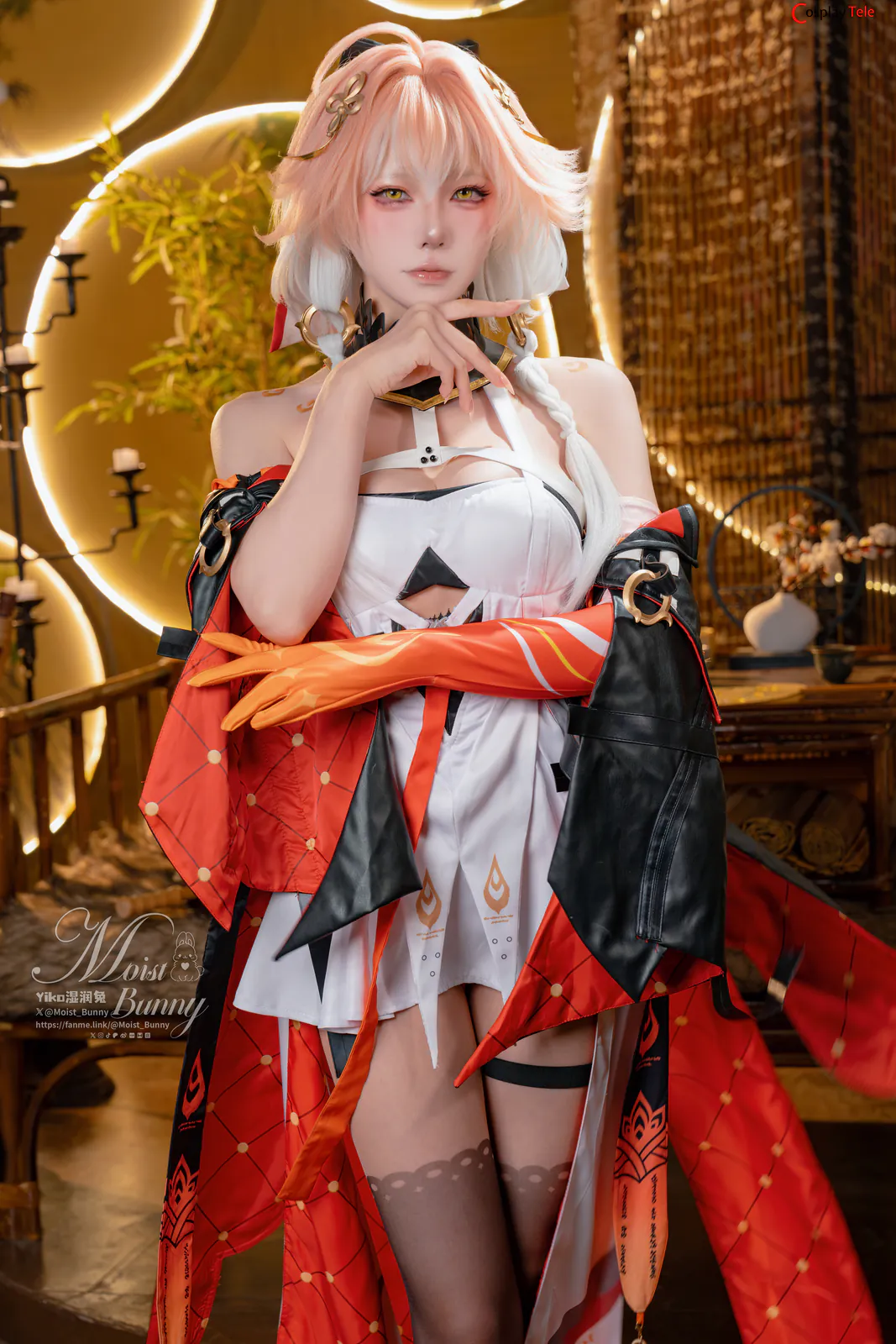 咬一口兔娘ovo (Yaokoututu) cosplay Changli – Wuthering Waves “112 photos and 5 videos” 第6张图