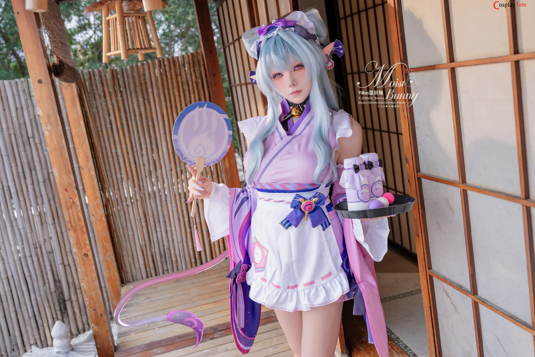 咬一口兔娘ovo (Yaokoututu) cosplay Yumemizuki Mizuki – Genshin Impact “132 photos and 5 videos” 第2张图