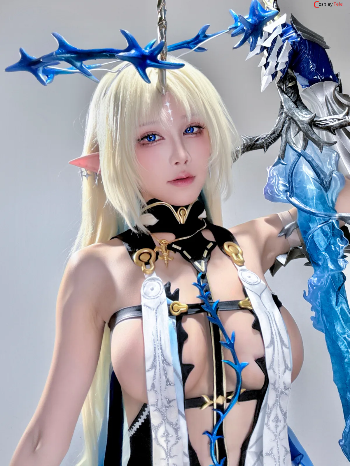水淼Aqua cosplay Fleurdelys Selfies and Castorice Selfies – Wuthering Waves and Honkai:Star Rail “45 photos” 第22张图