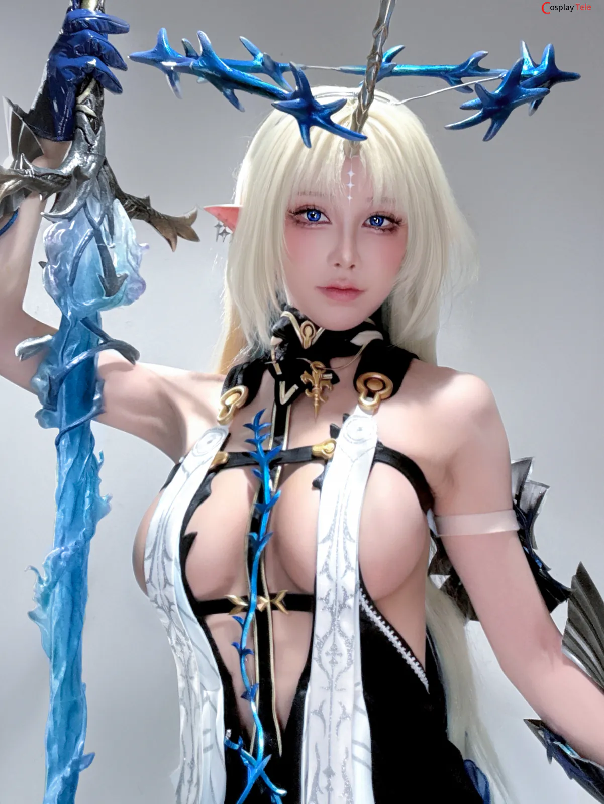 水淼Aqua cosplay Fleurdelys Selfies and Castorice Selfies – Wuthering Waves and Honkai:Star Rail “45 photos” 第24张图