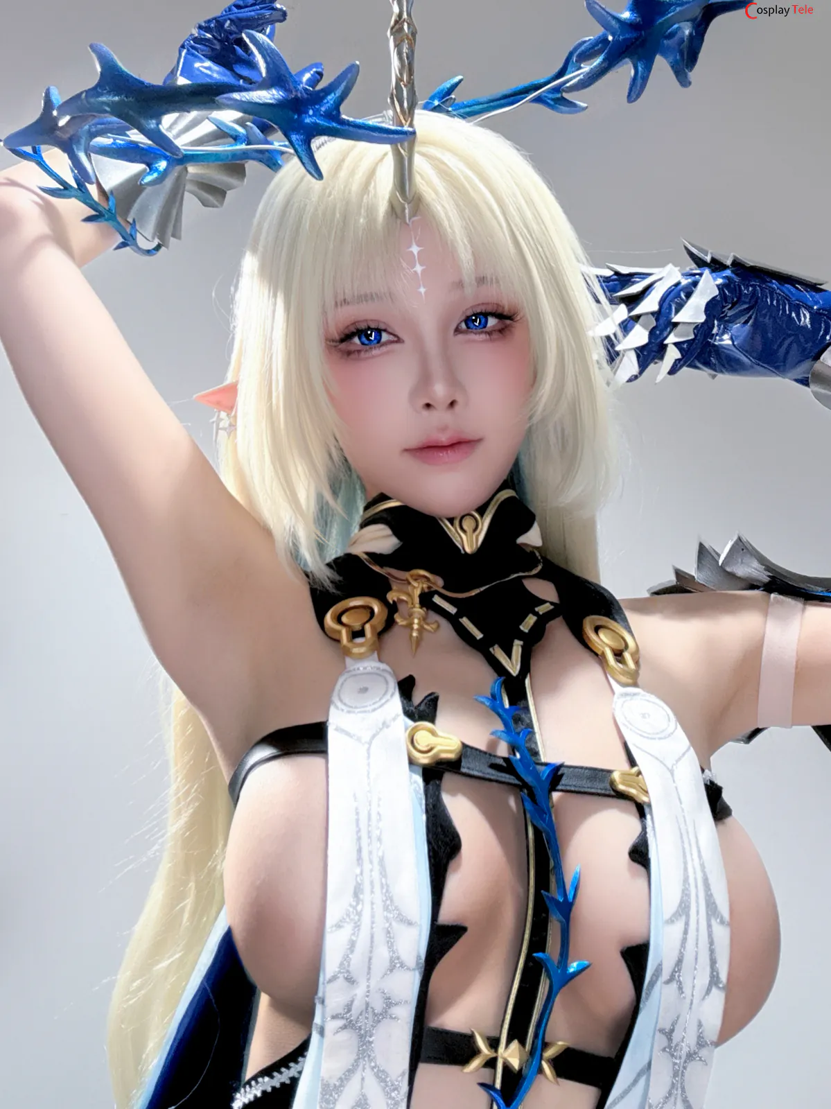 水淼Aqua cosplay Fleurdelys Selfies and Castorice Selfies – Wuthering Waves and Honkai:Star Rail “45 photos” 第27张图
