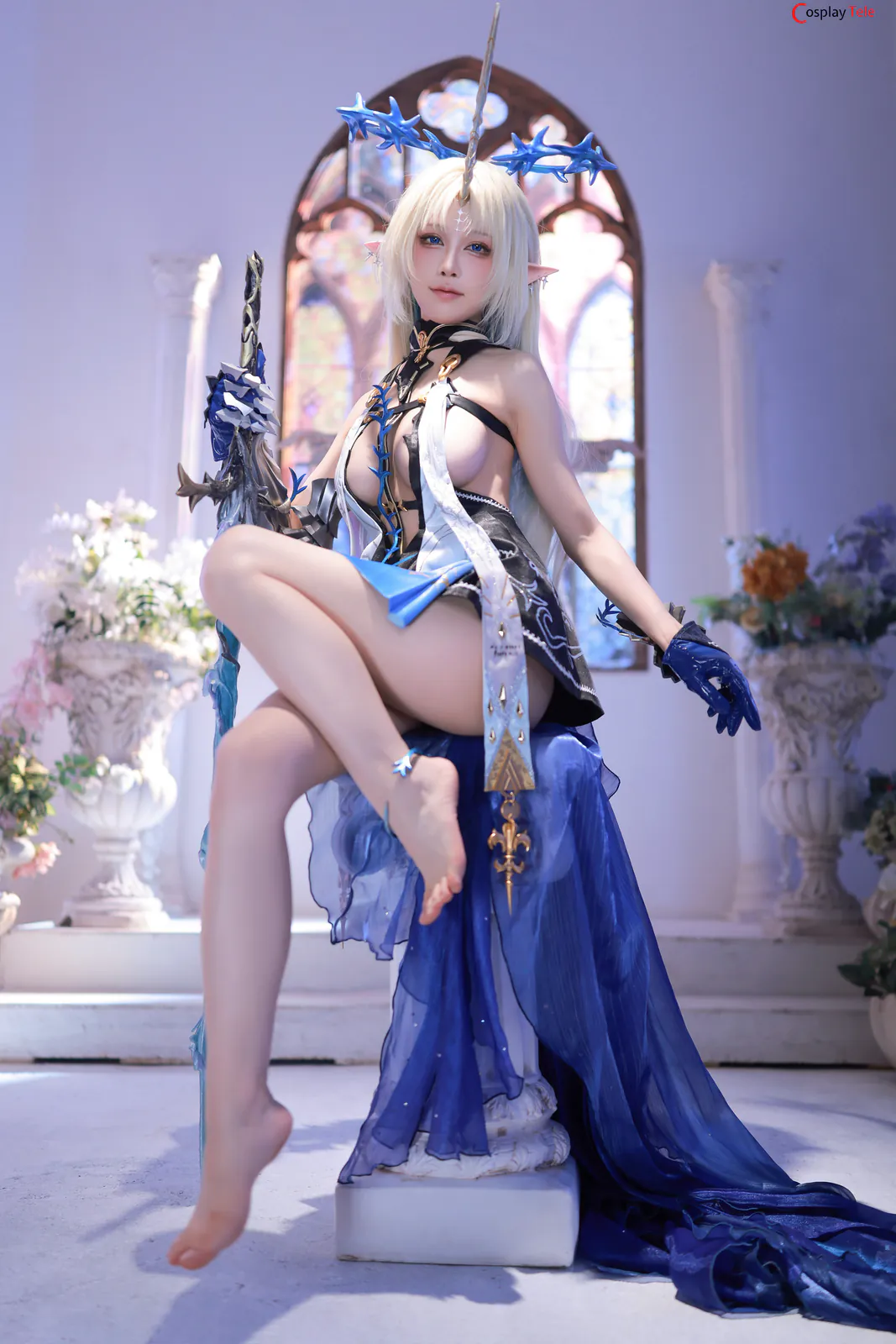 水淼Aqua cosplay Fleurdelys – Wuthering Waves “75 photos” 第27张图