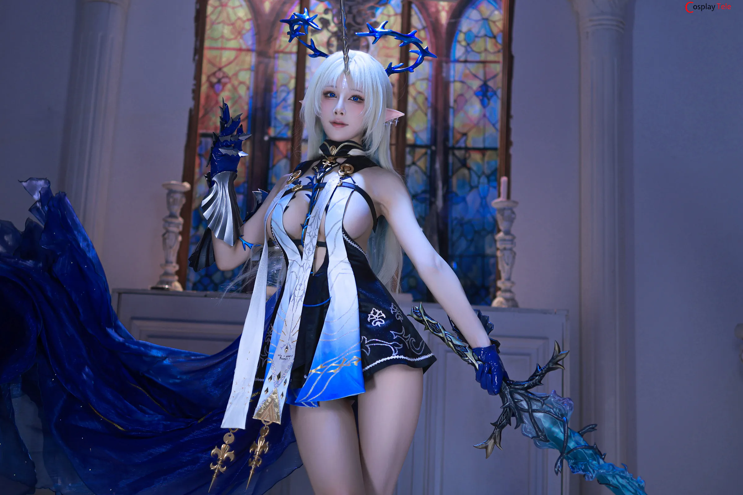水淼Aqua cosplay Fleurdelys – Wuthering Waves “75 photos” 第2张图