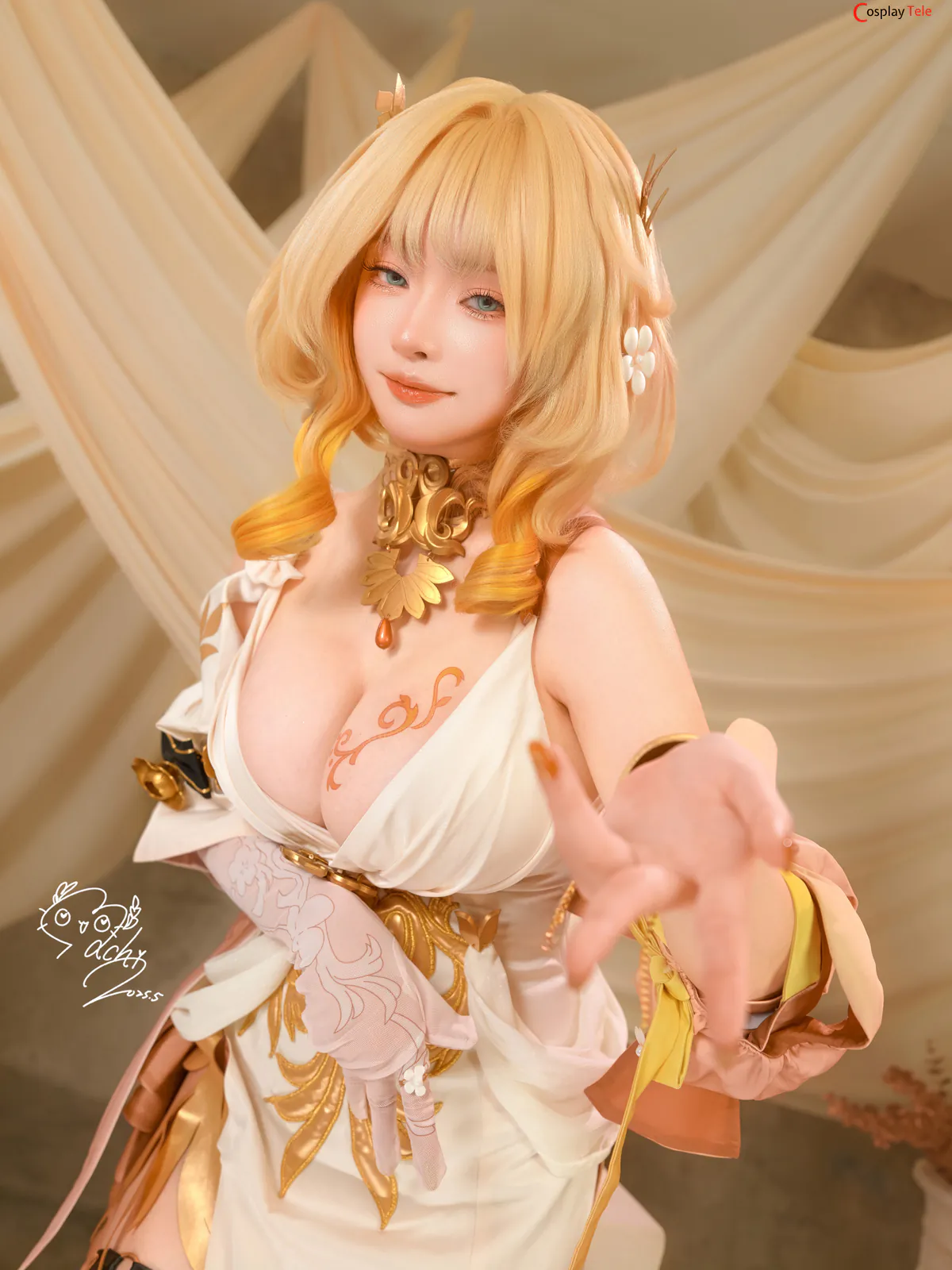 Machi馬吉 cosplay Aglaea – Honkai:Star Rail “106 photos” 第45张图