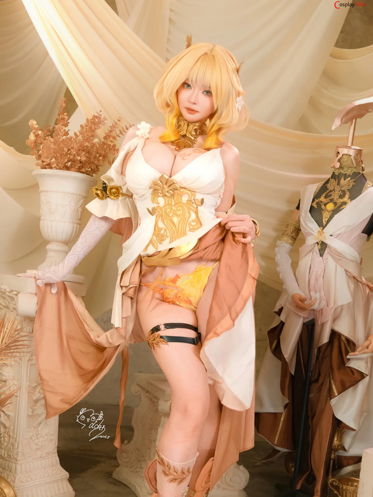 Machi馬吉 cosplay Aglaea – Honkai:Star Rail “106 photos” 第6张图