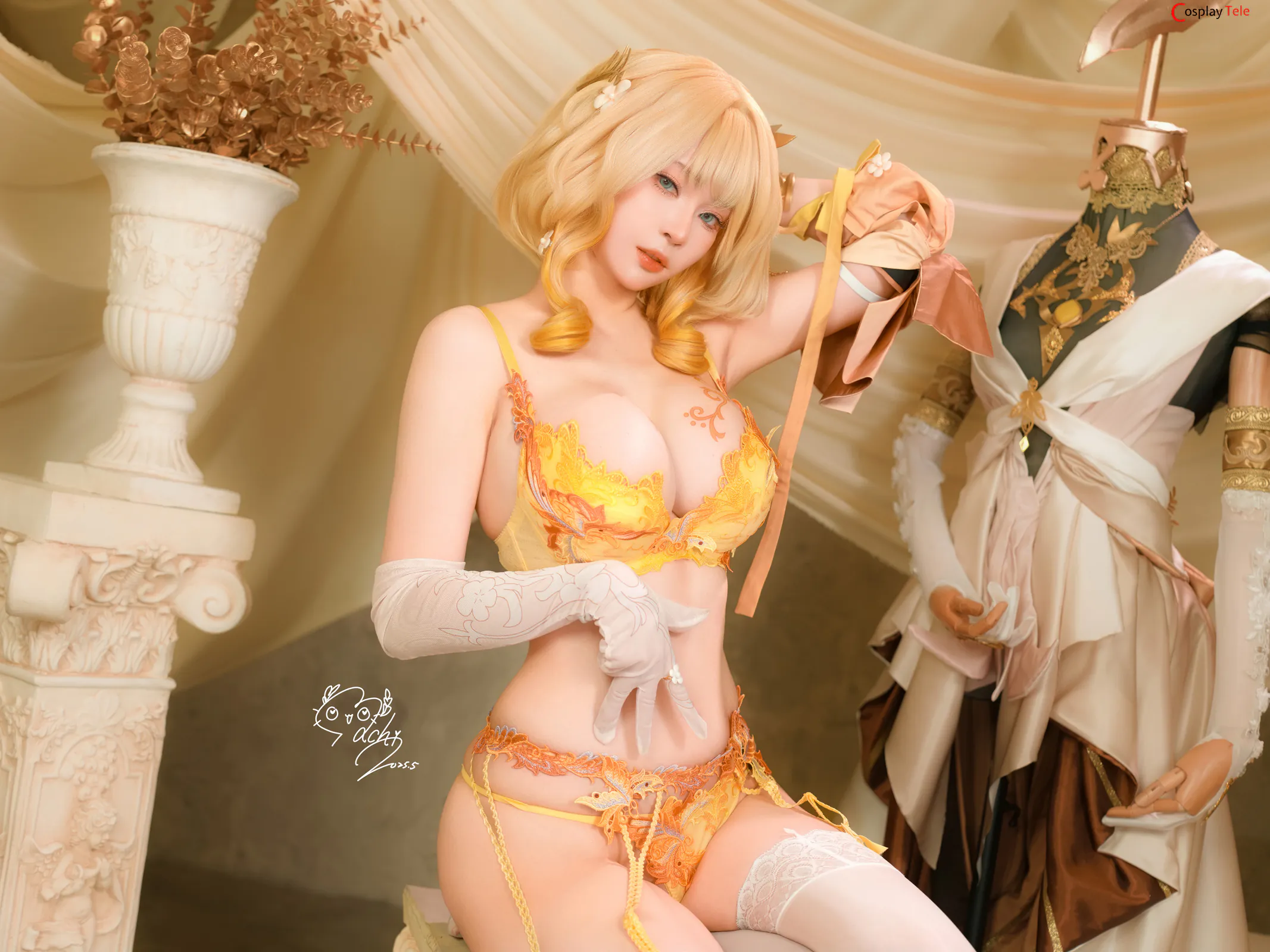Machi馬吉 cosplay Aglaea – Honkai:Star Rail “106 photos” 第95张图