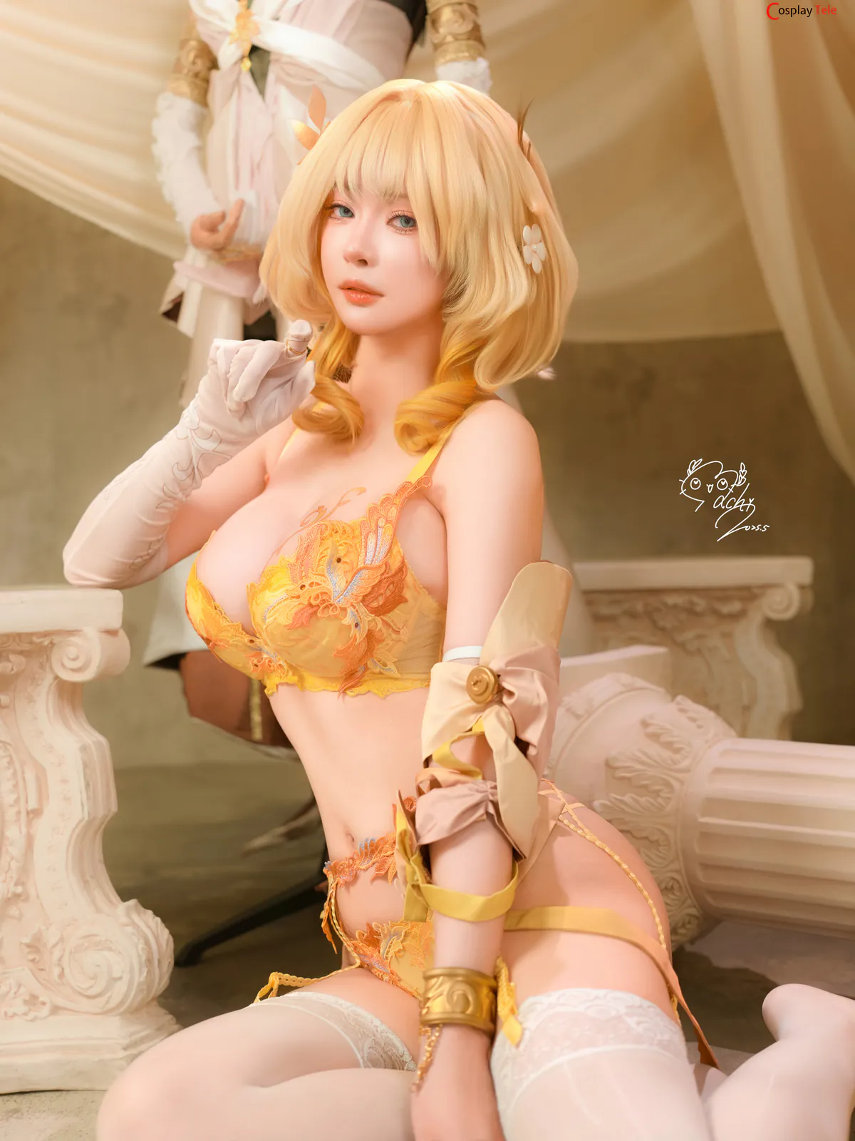 Machi馬吉 cosplay Aglaea – Honkai:Star Rail “106 photos” 第98张图