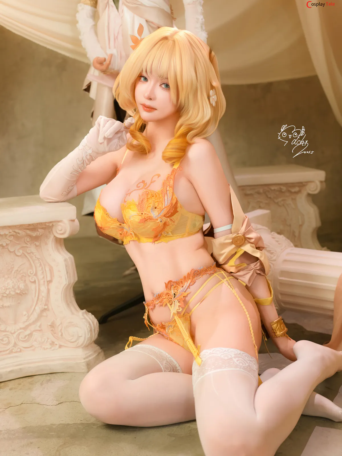 Machi馬吉 cosplay Aglaea – Honkai:Star Rail “106 photos” 第99张图