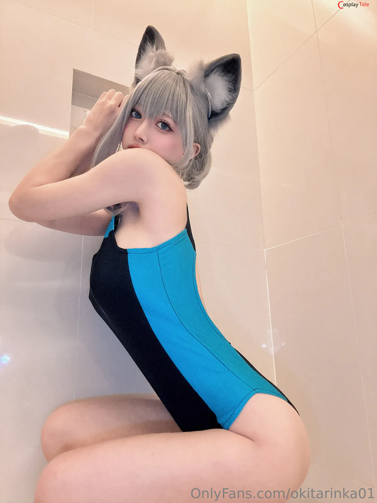 Okita Rinka (沖田凜花Rinka) cosplay Sunaookami Shiroko – Blue Archive “50 photos” 第10张图