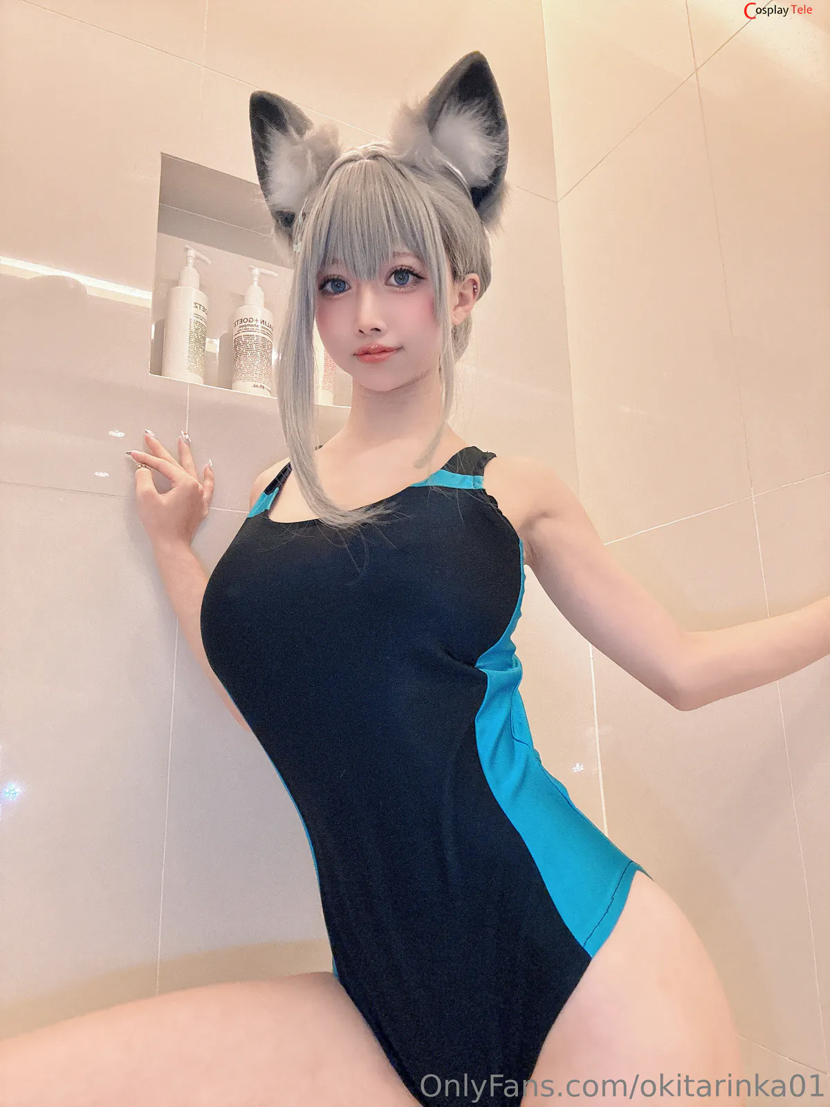 Okita Rinka (沖田凜花Rinka) cosplay Sunaookami Shiroko – Blue Archive “50 photos” 第12张图