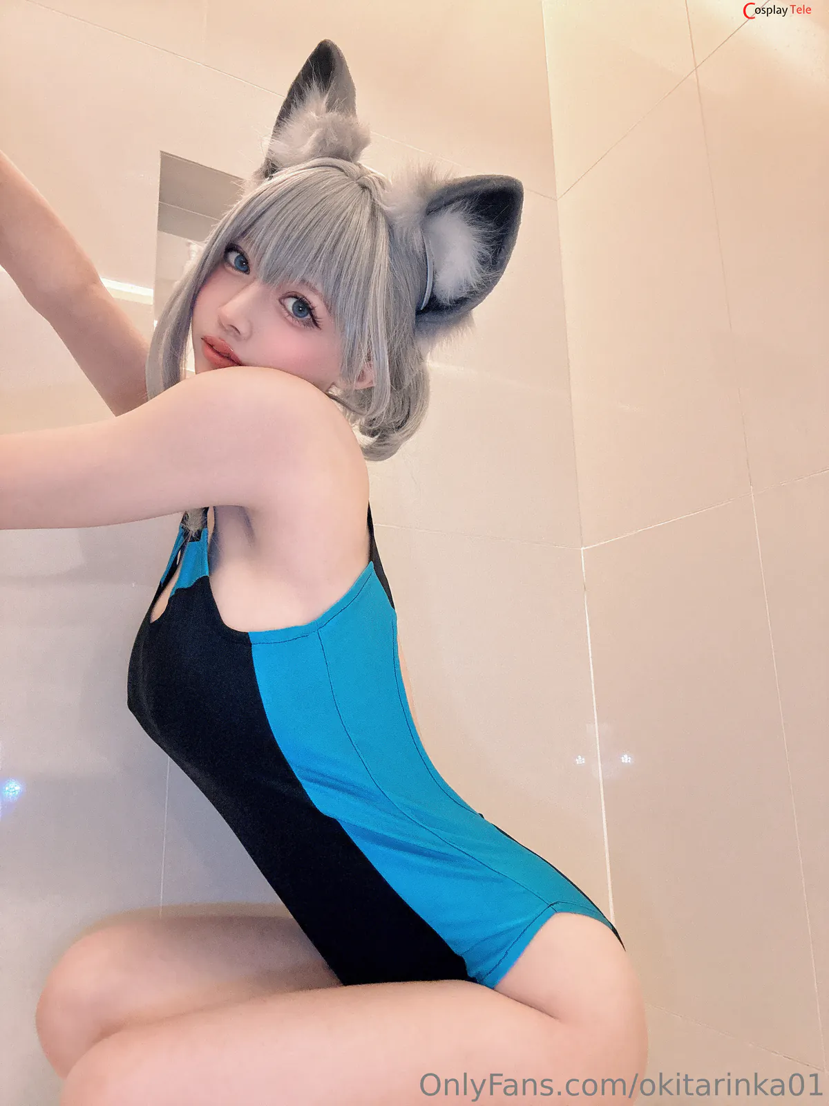 Okita Rinka (沖田凜花Rinka) cosplay Sunaookami Shiroko – Blue Archive “50 photos” 第13张图