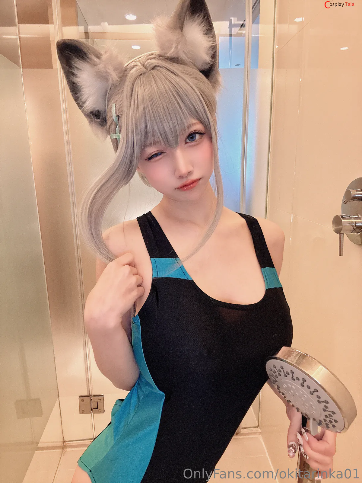 Okita Rinka (沖田凜花Rinka) cosplay Sunaookami Shiroko – Blue Archive “50 photos” 第20张图