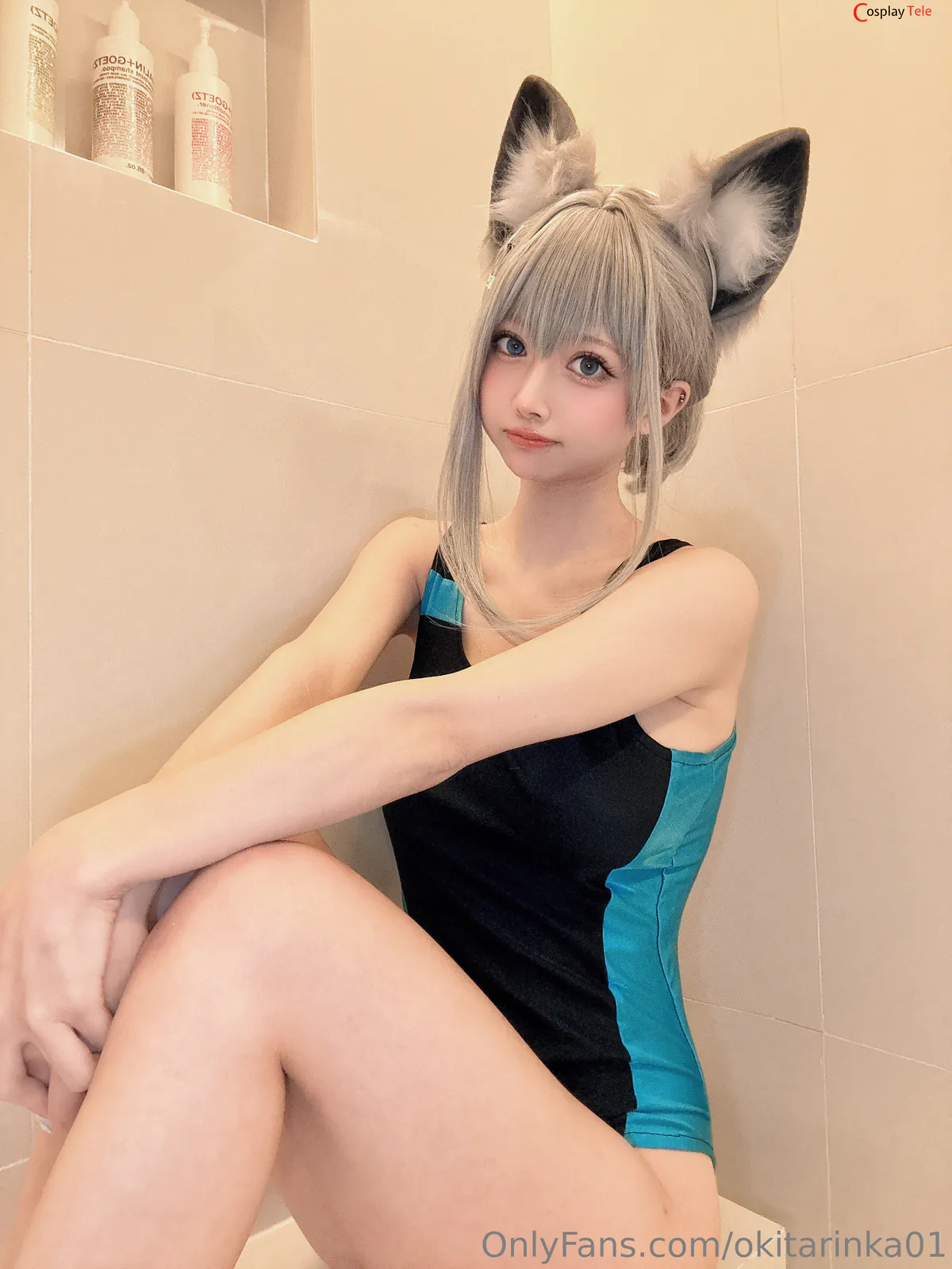 Okita Rinka (沖田凜花Rinka) cosplay Sunaookami Shiroko – Blue Archive “50 photos” 第22张图