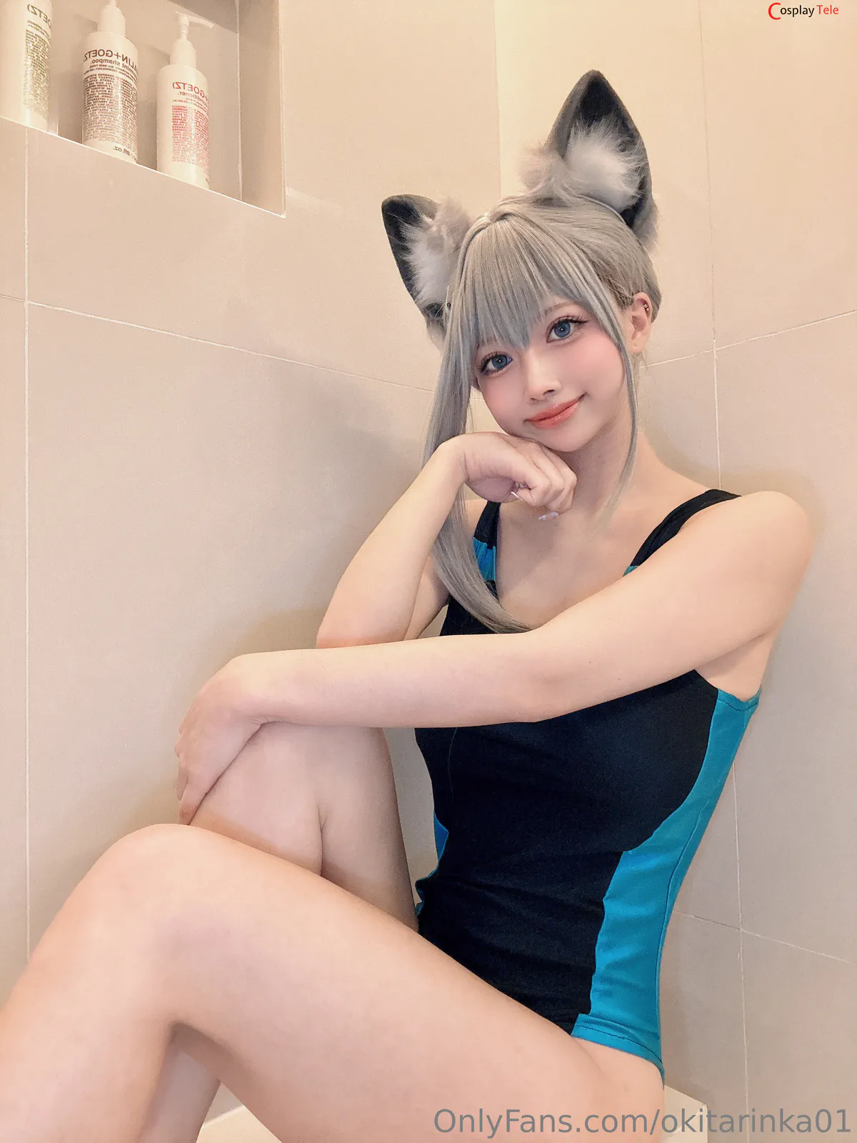 Okita Rinka (沖田凜花Rinka) cosplay Sunaookami Shiroko – Blue Archive “50 photos” 第24张图