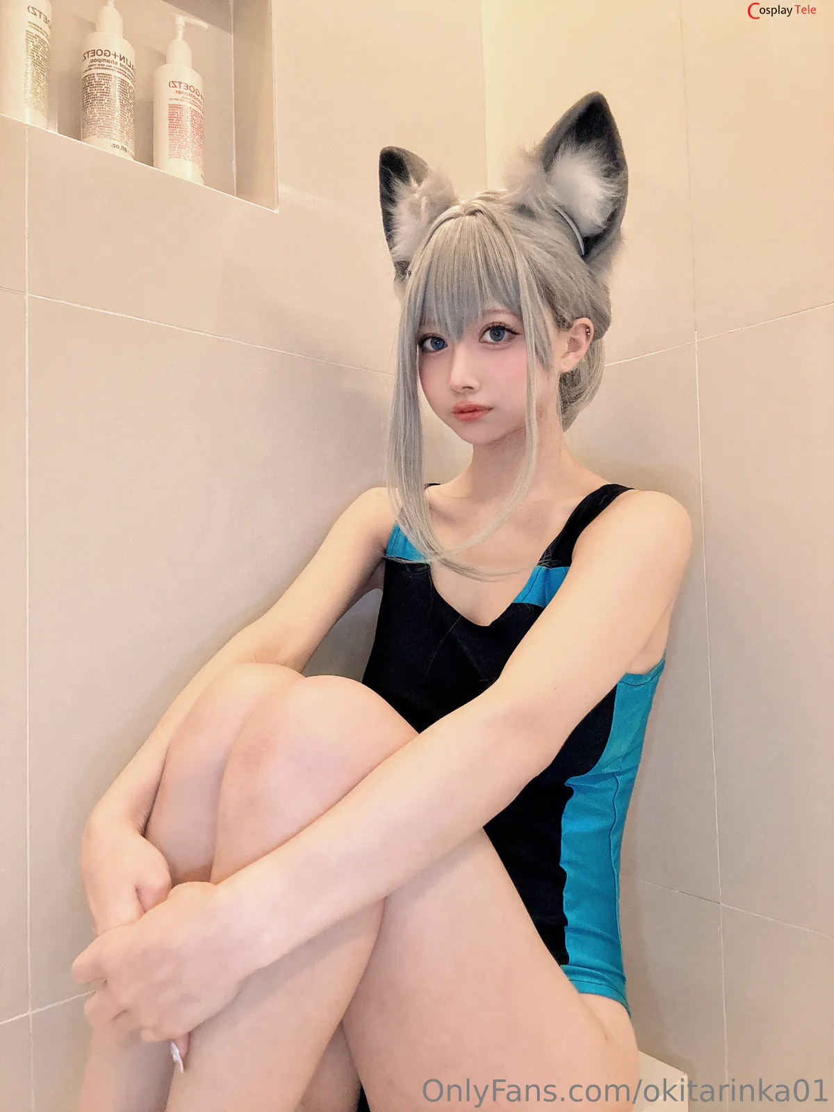 Okita Rinka (沖田凜花Rinka) cosplay Sunaookami Shiroko – Blue Archive “50 photos” 第28张图