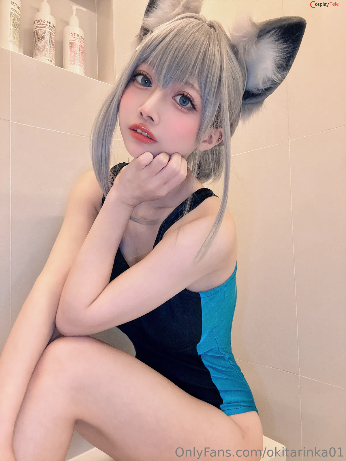 Okita Rinka (沖田凜花Rinka) cosplay Sunaookami Shiroko – Blue Archive “50 photos” 第30张图