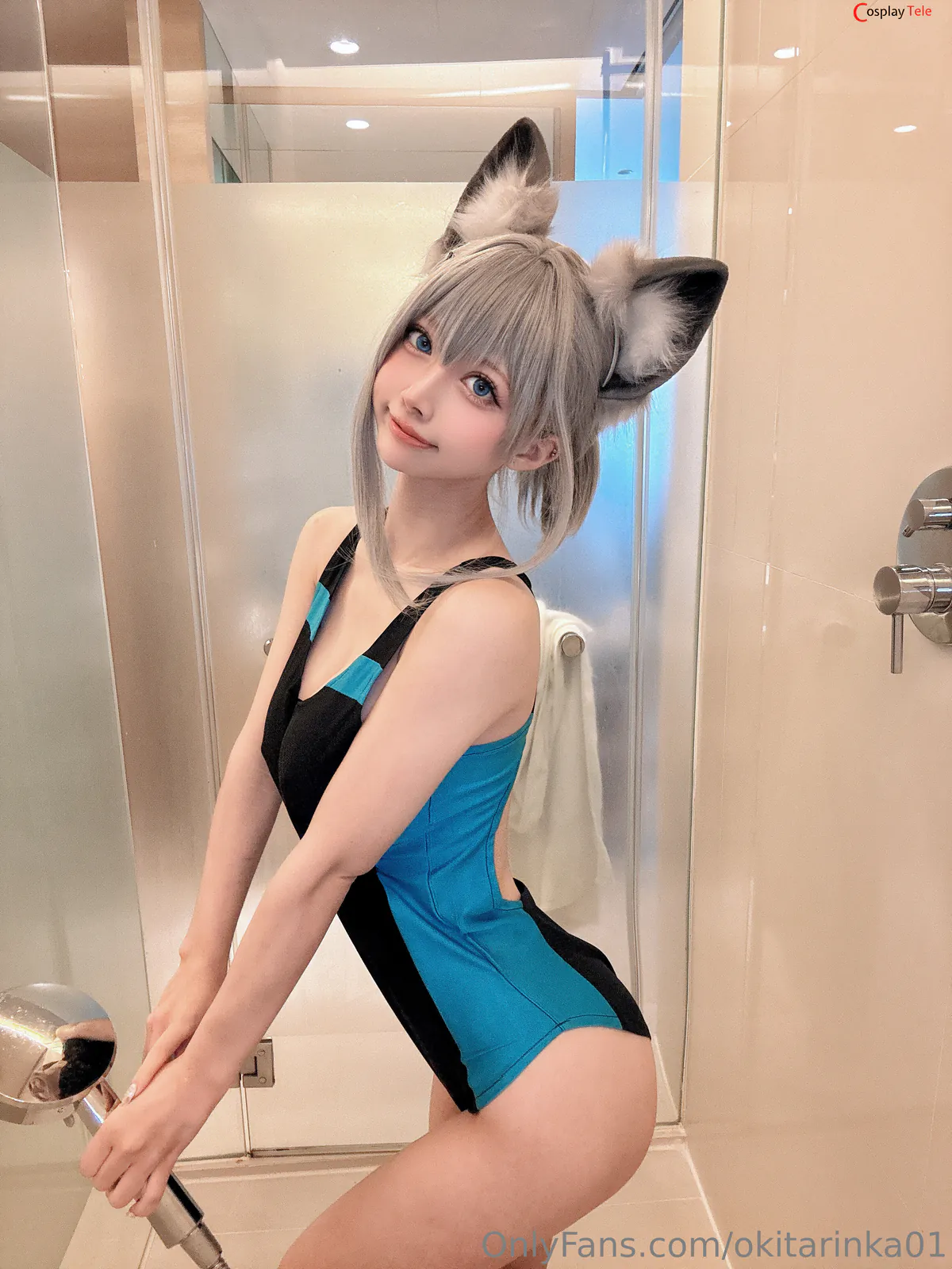 Okita Rinka (沖田凜花Rinka) cosplay Sunaookami Shiroko – Blue Archive “50 photos” 第37张图