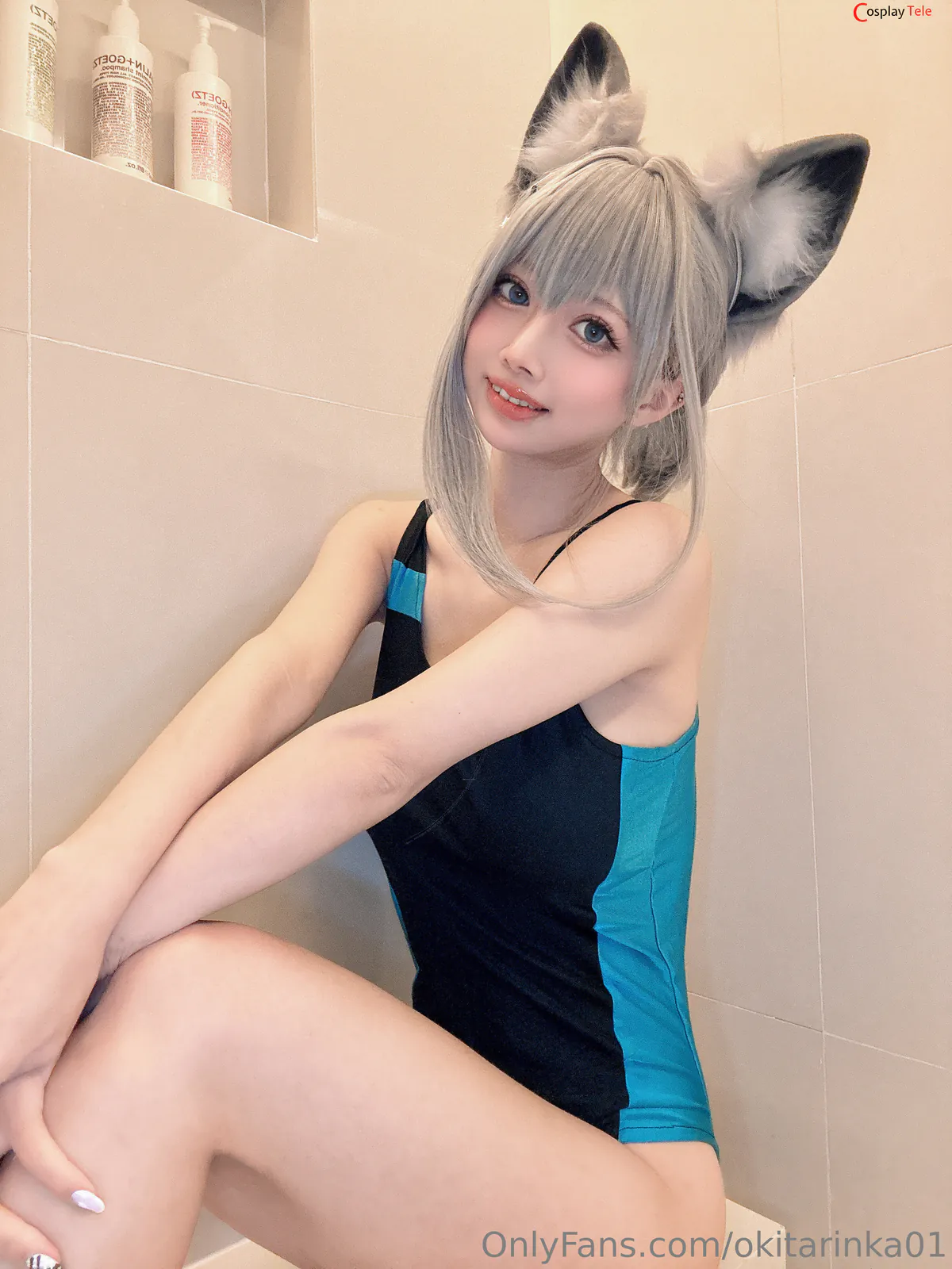 Okita Rinka (沖田凜花Rinka) cosplay Sunaookami Shiroko – Blue Archive “50 photos” 第40张图