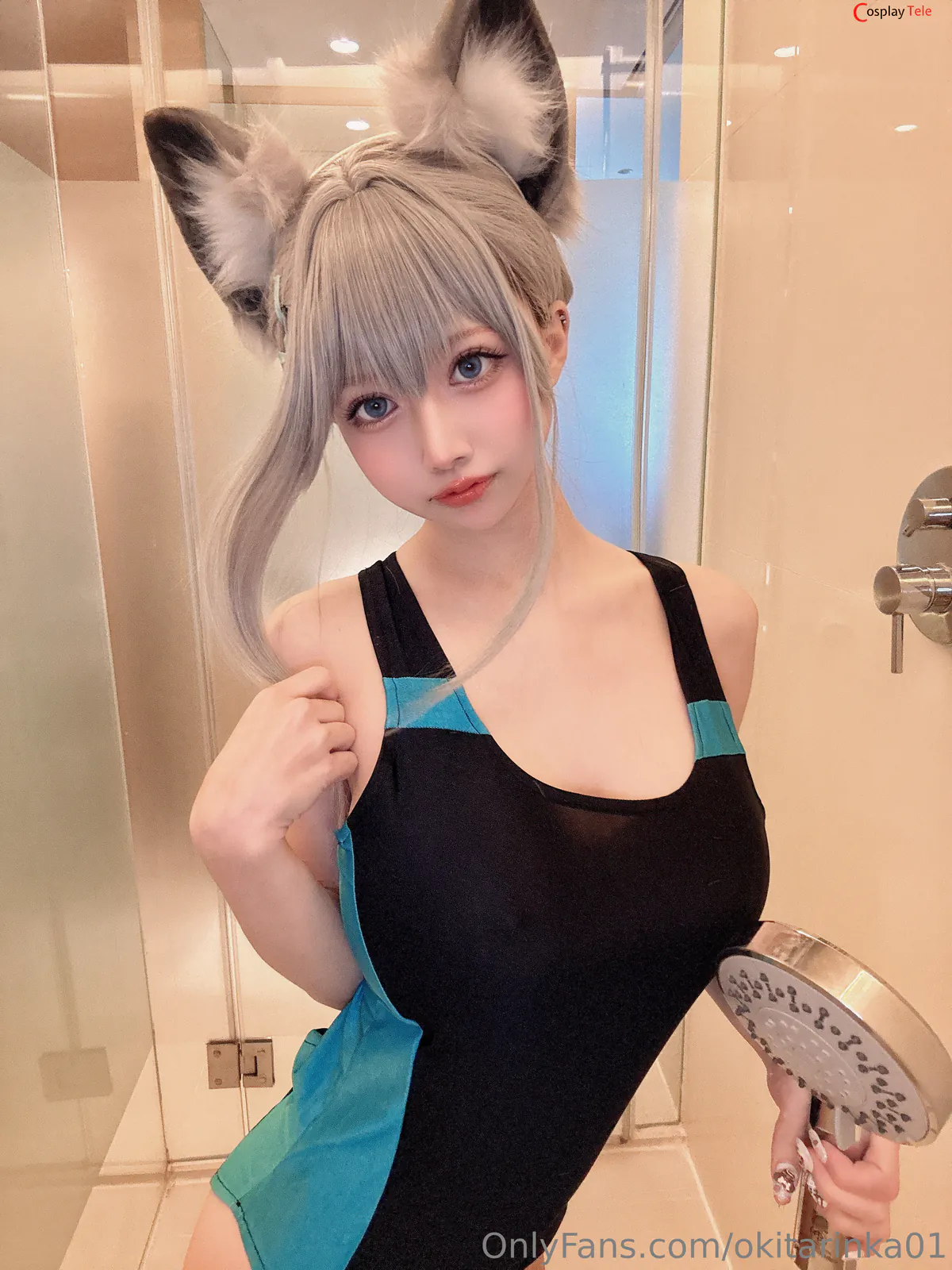 Okita Rinka (沖田凜花Rinka) cosplay Sunaookami Shiroko – Blue Archive “50 photos” 第43张图