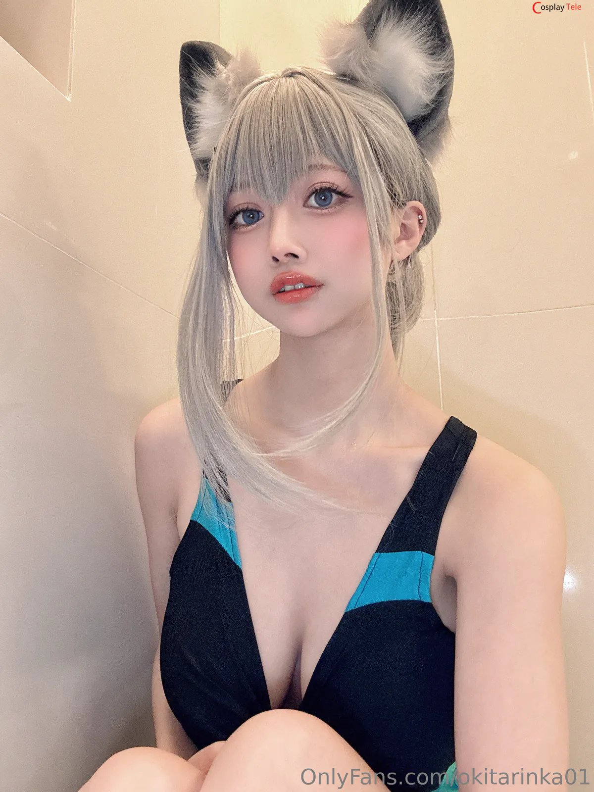 Okita Rinka (沖田凜花Rinka) cosplay Sunaookami Shiroko – Blue Archive “50 photos” 第45张图