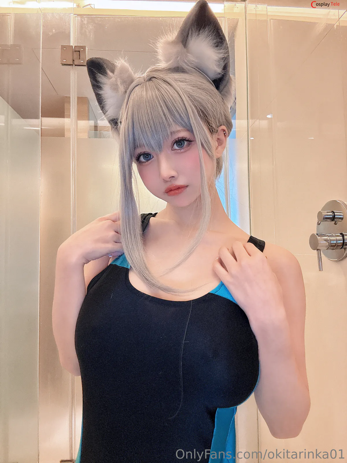 Okita Rinka (沖田凜花Rinka) cosplay Sunaookami Shiroko – Blue Archive “50 photos” 第46张图