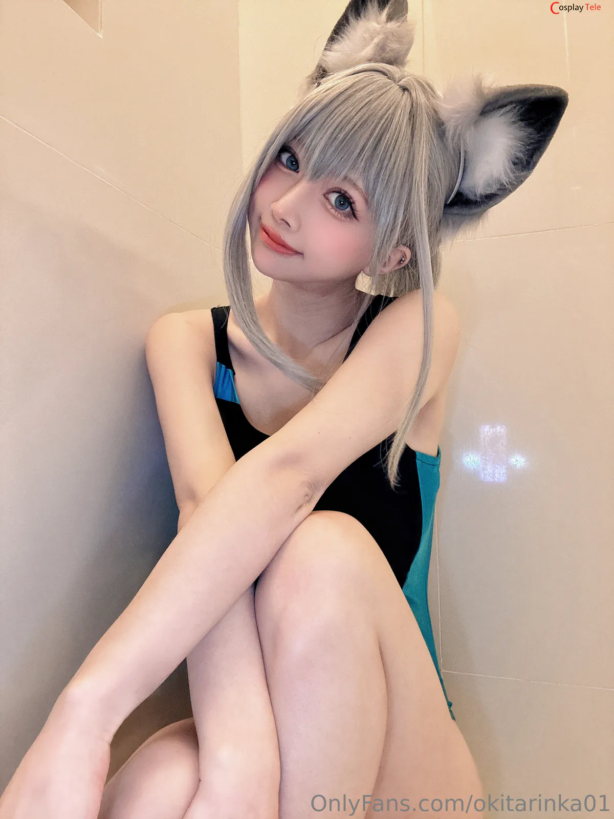 Okita Rinka (沖田凜花Rinka) cosplay Sunaookami Shiroko – Blue Archive “50 photos” 第47张图