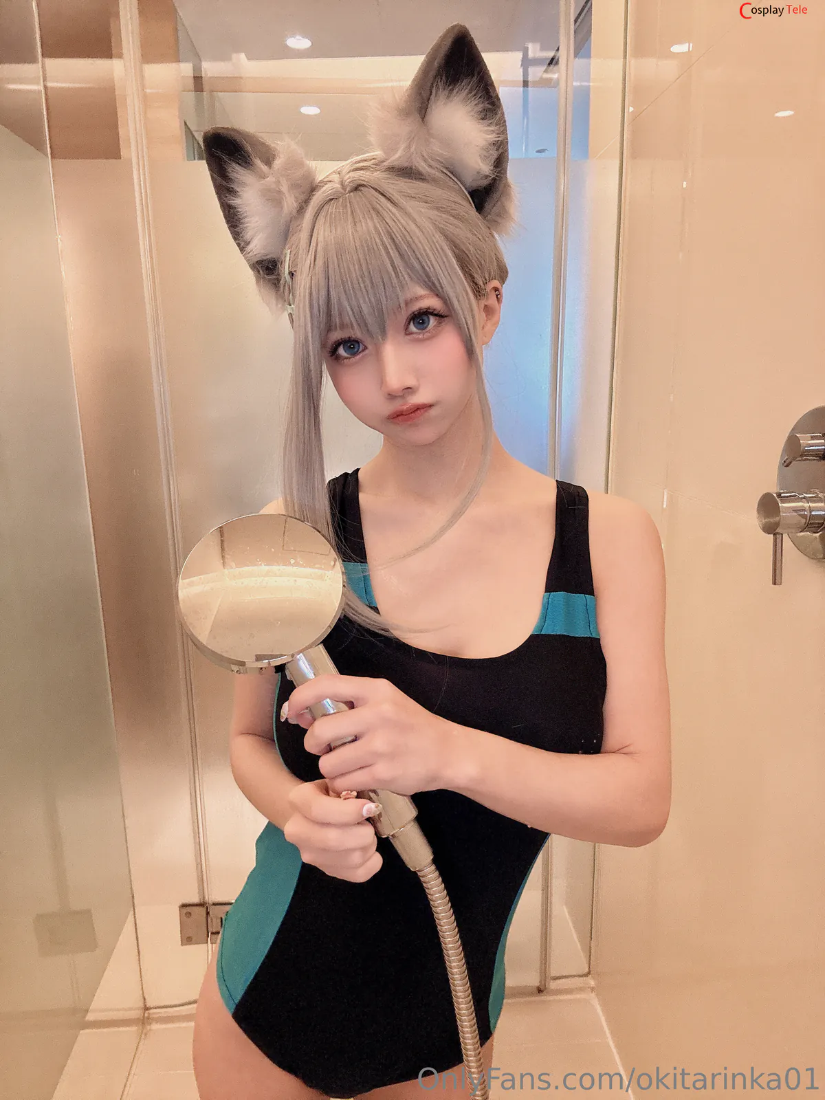 Okita Rinka (沖田凜花Rinka) cosplay Sunaookami Shiroko – Blue Archive “50 photos” 第48张图