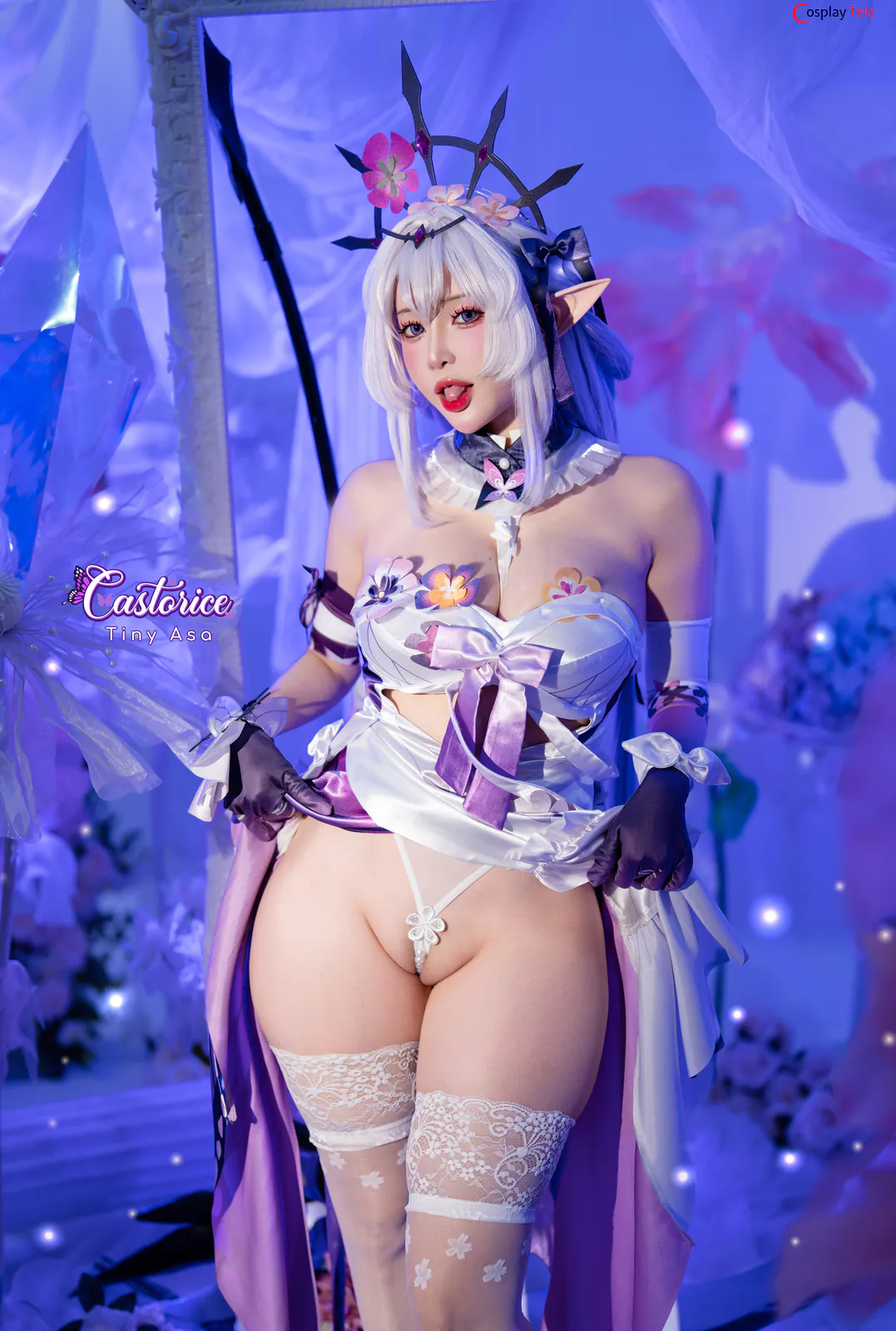 Tiny Asa アサ (tiny.asababy) cosplay Castorice – Honkai:Star Rail “82 photos and 2 videos” 第10张图