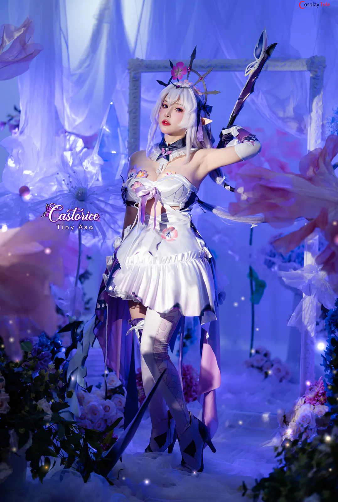 Tiny Asa アサ (tiny.asababy) cosplay Castorice – Honkai:Star Rail “82 photos and 2 videos” 第18张图