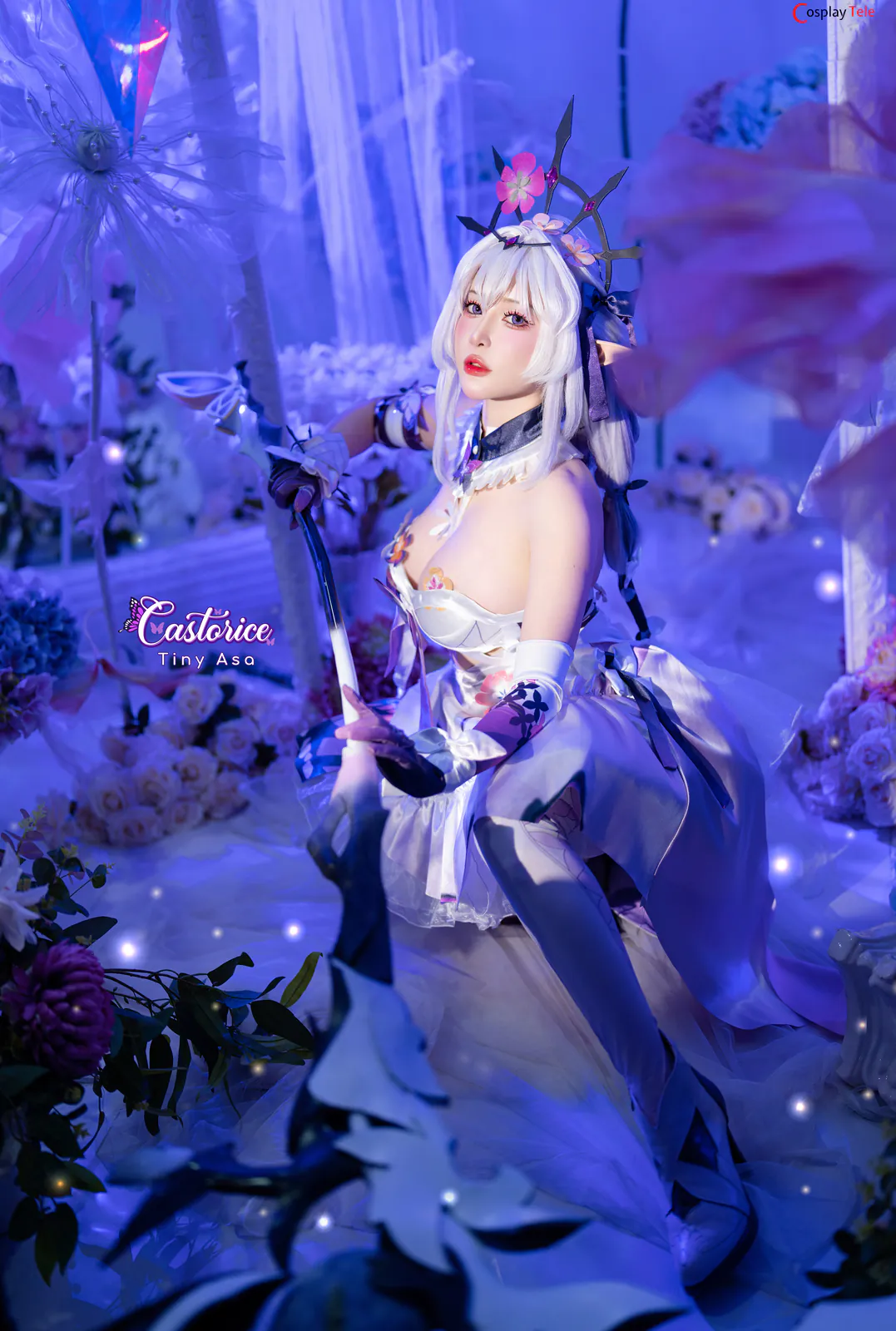 Tiny Asa アサ (tiny.asababy) cosplay Castorice – Honkai:Star Rail “82 photos and 2 videos” 第1张图