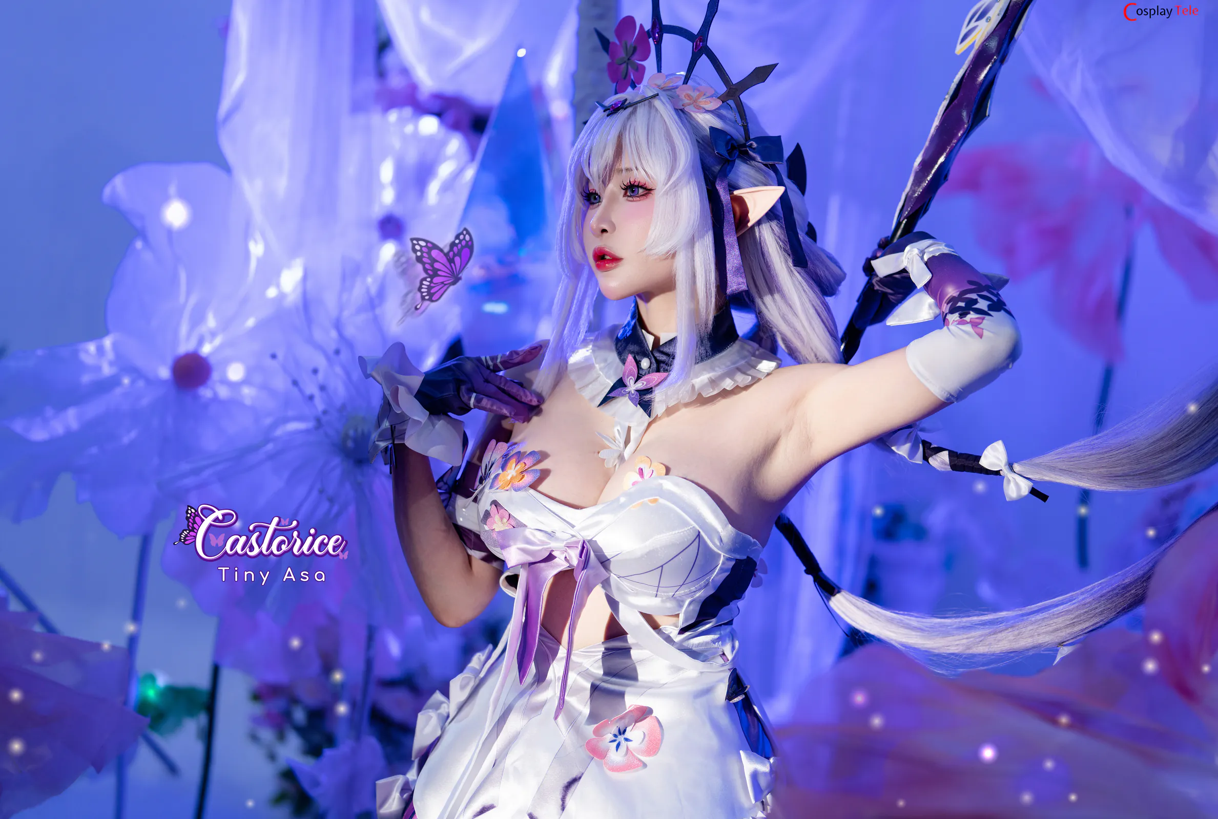 Tiny Asa アサ (tiny.asababy) cosplay Castorice – Honkai:Star Rail “82 photos and 2 videos” 第20张图