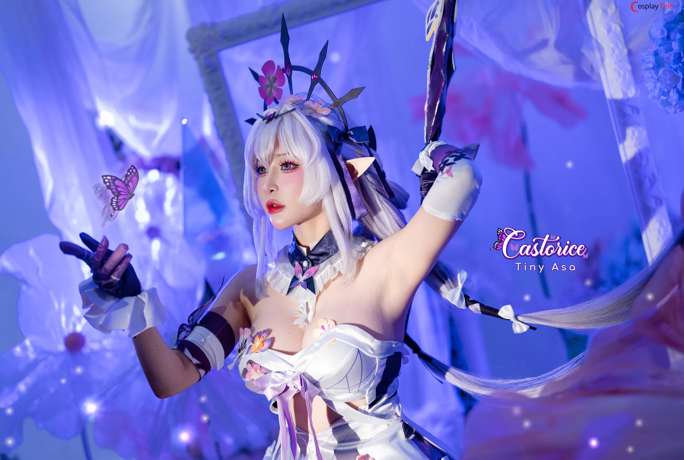 Tiny Asa アサ (tiny.asababy) cosplay Castorice – Honkai:Star Rail “82 photos and 2 videos” 第21张图