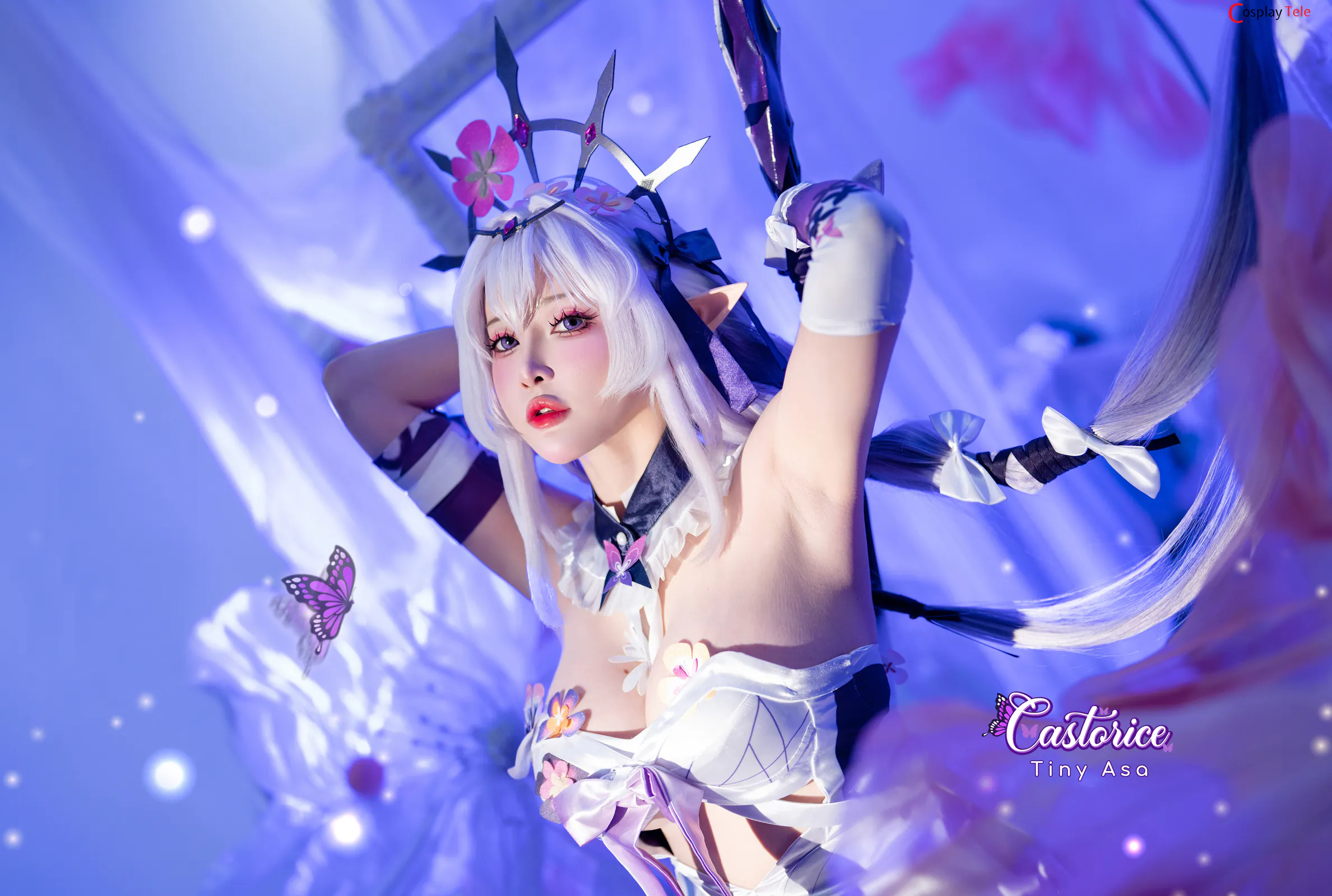 Tiny Asa アサ (tiny.asababy) cosplay Castorice – Honkai:Star Rail “82 photos and 2 videos” 第22张图