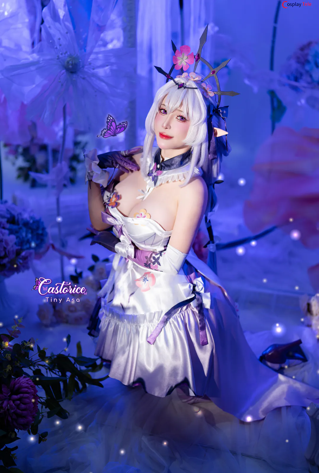 Tiny Asa アサ (tiny.asababy) cosplay Castorice – Honkai:Star Rail “82 photos and 2 videos” 第3张图