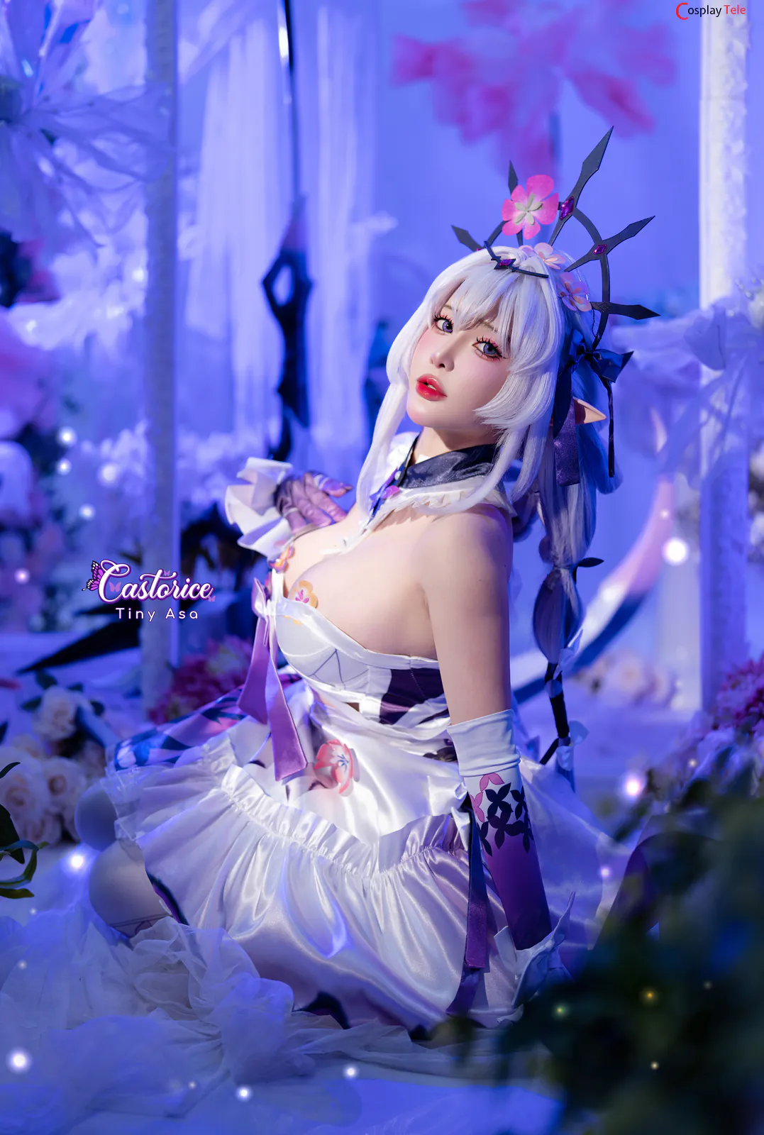 Tiny Asa アサ (tiny.asababy) cosplay Castorice – Honkai:Star Rail “82 photos and 2 videos” 第4张图
