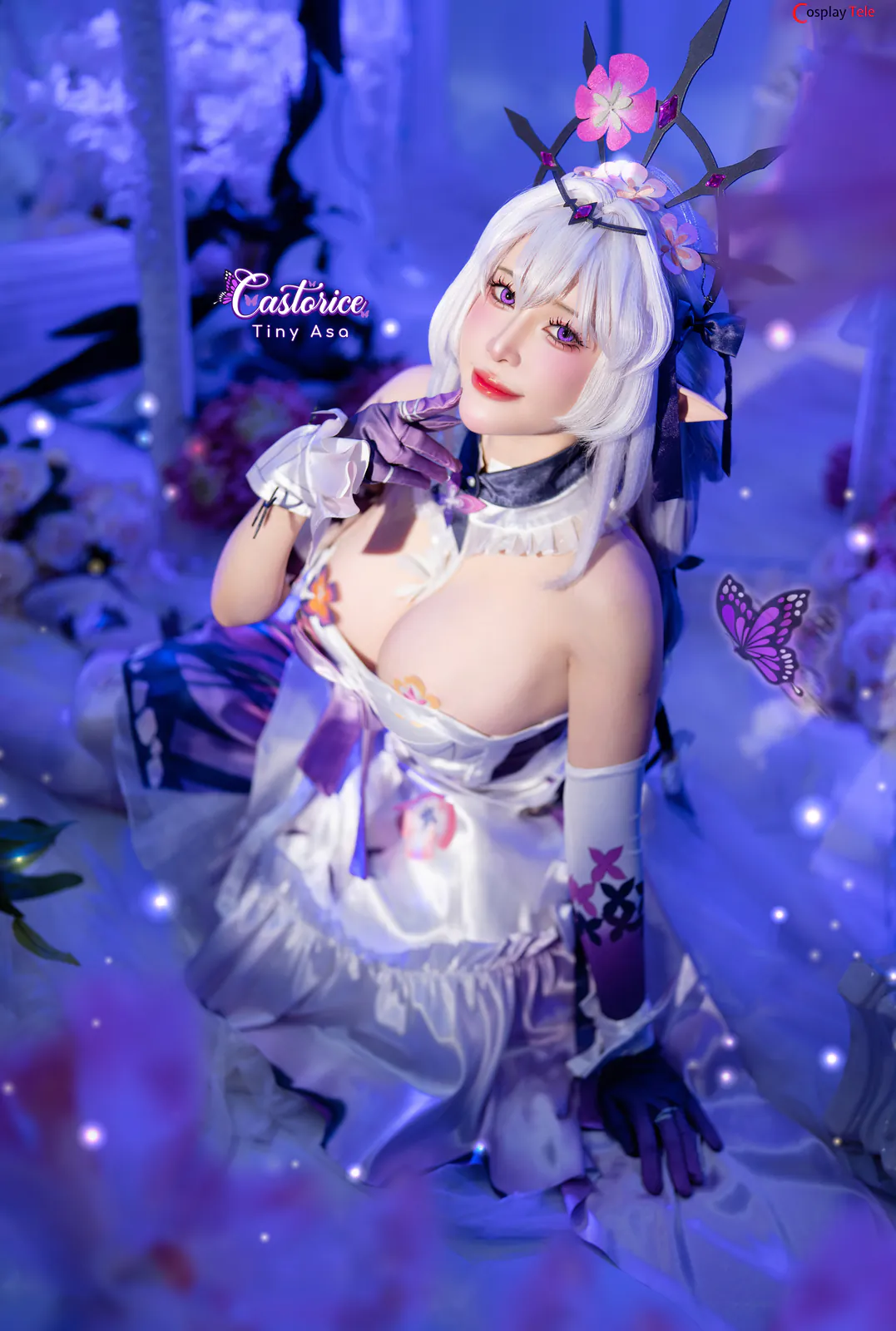 Tiny Asa アサ (tiny.asababy) cosplay Castorice – Honkai:Star Rail “82 photos and 2 videos” 第5张图