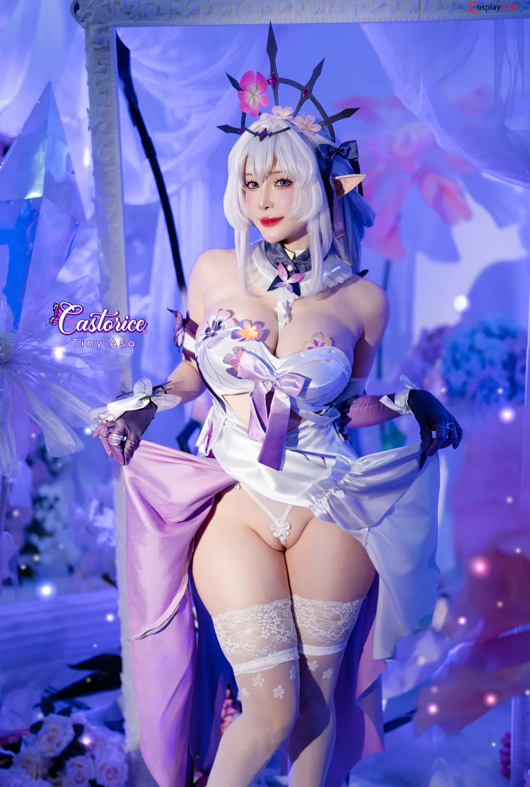 Tiny Asa アサ (tiny.asababy) cosplay Castorice – Honkai:Star Rail “82 photos and 2 videos” 第9张图