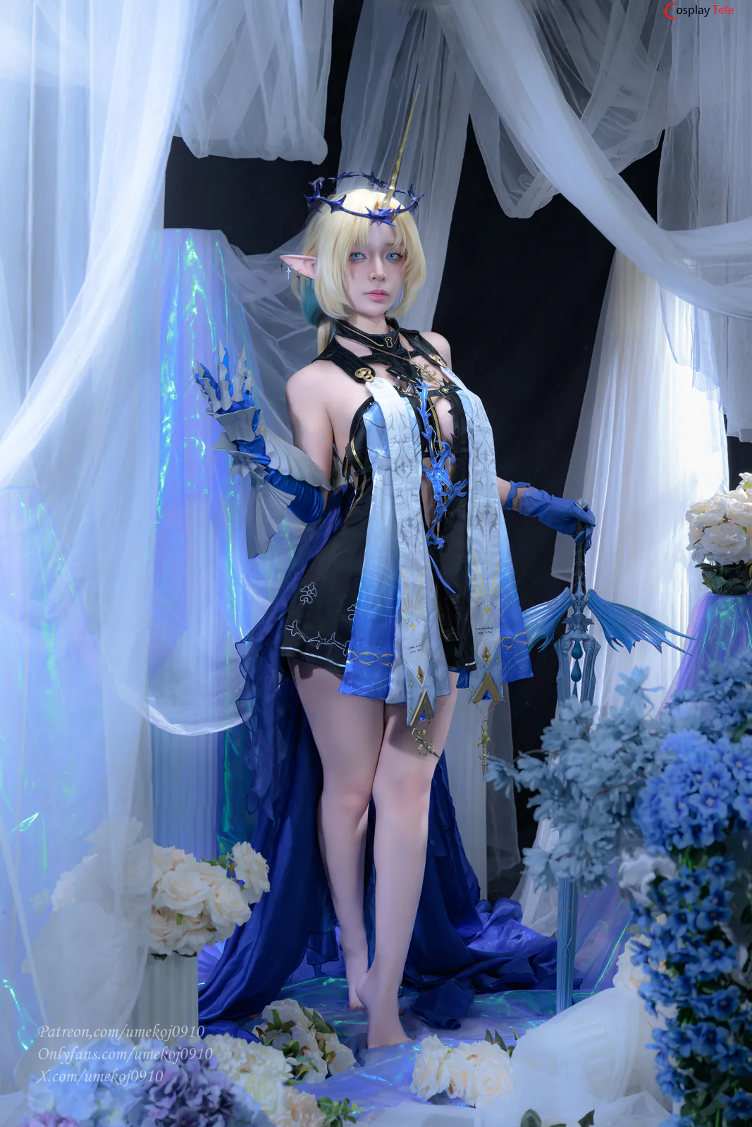 Umeko J cosplay Fleurdelys – Wuthering Waves “97 photos and 14 videos” 第1张图