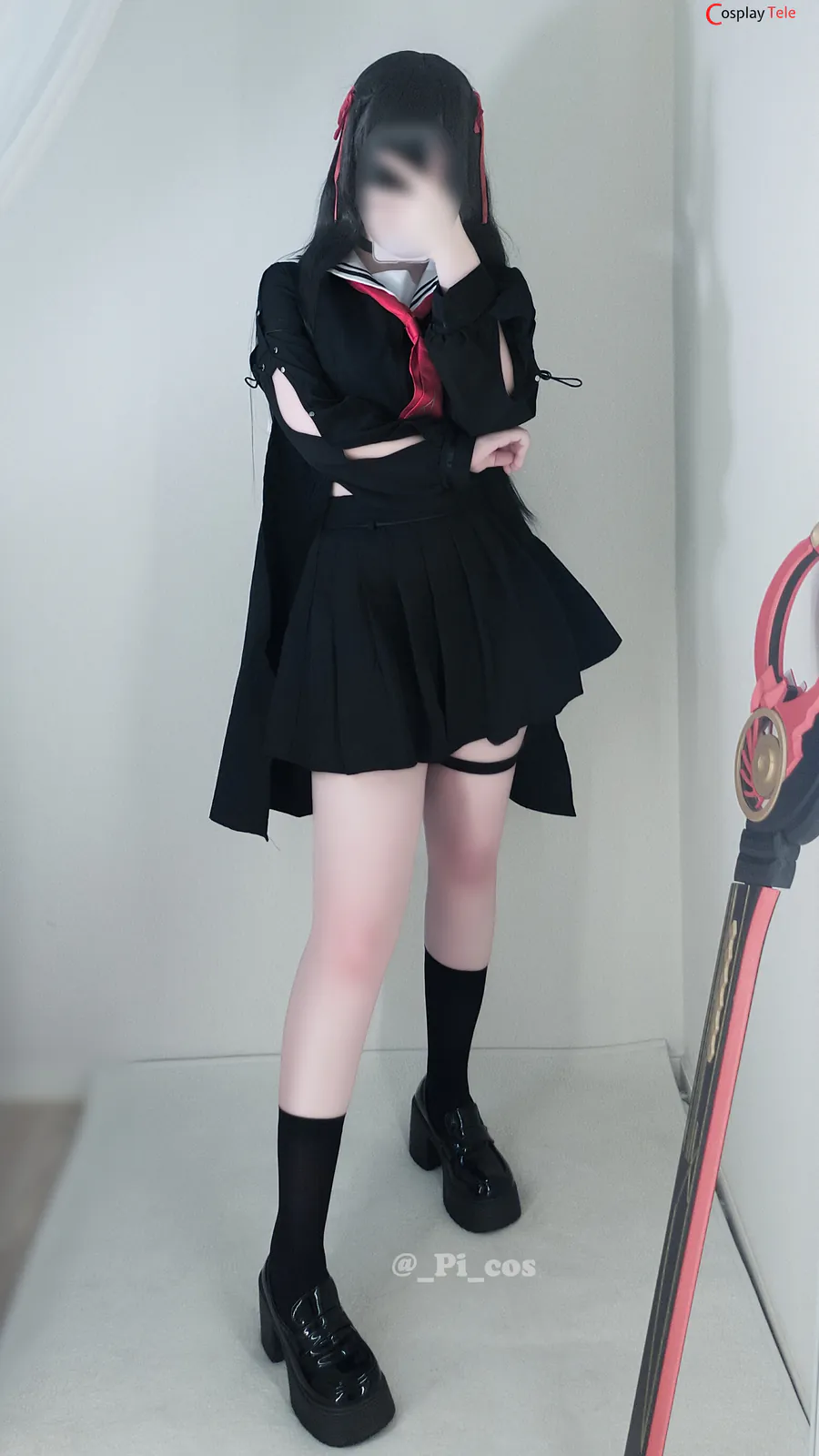 Pi-Cos cosplay Chisa – Wuthering Waves “17 photos” 第1张图