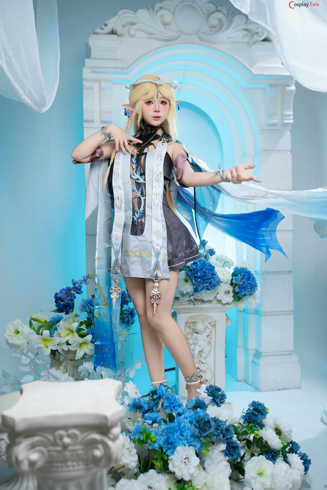 YanYan (ヤンヤン) cosplay Cartethyia – Wuthering Waves “70 photos and 2 videos” 第1张图
