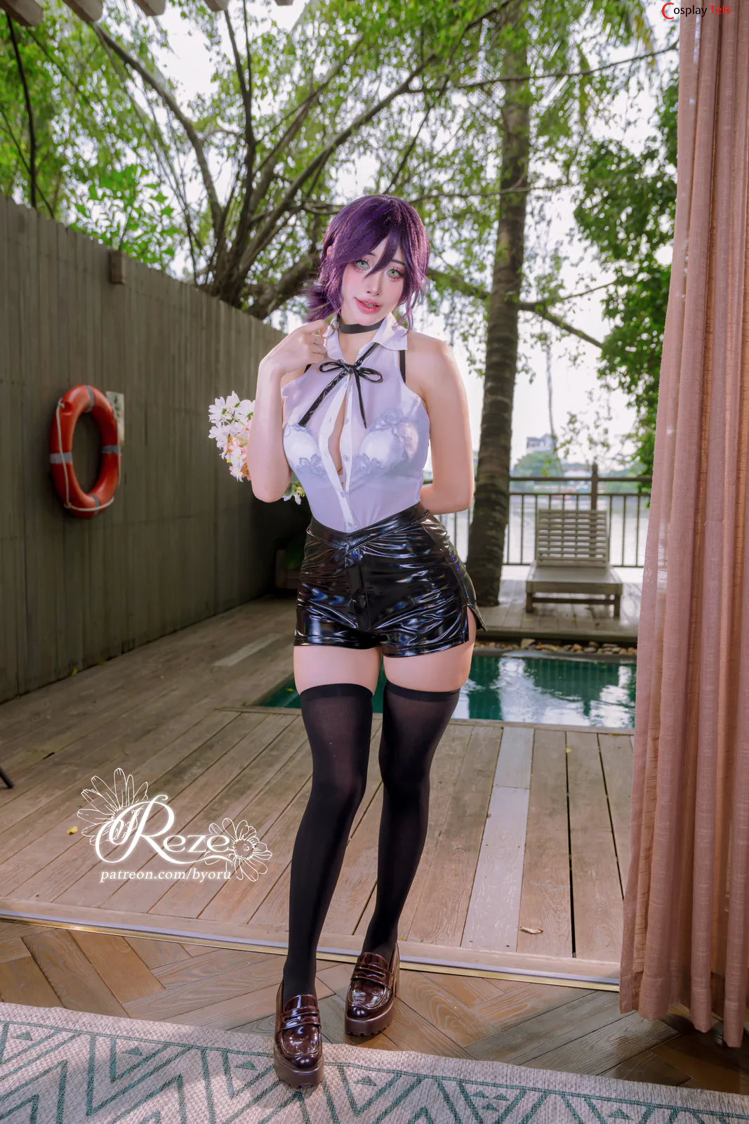 Byoru (ビョル) cosplay Reze – Chainsaw Man “60 photos and 19 videos” 第4张图